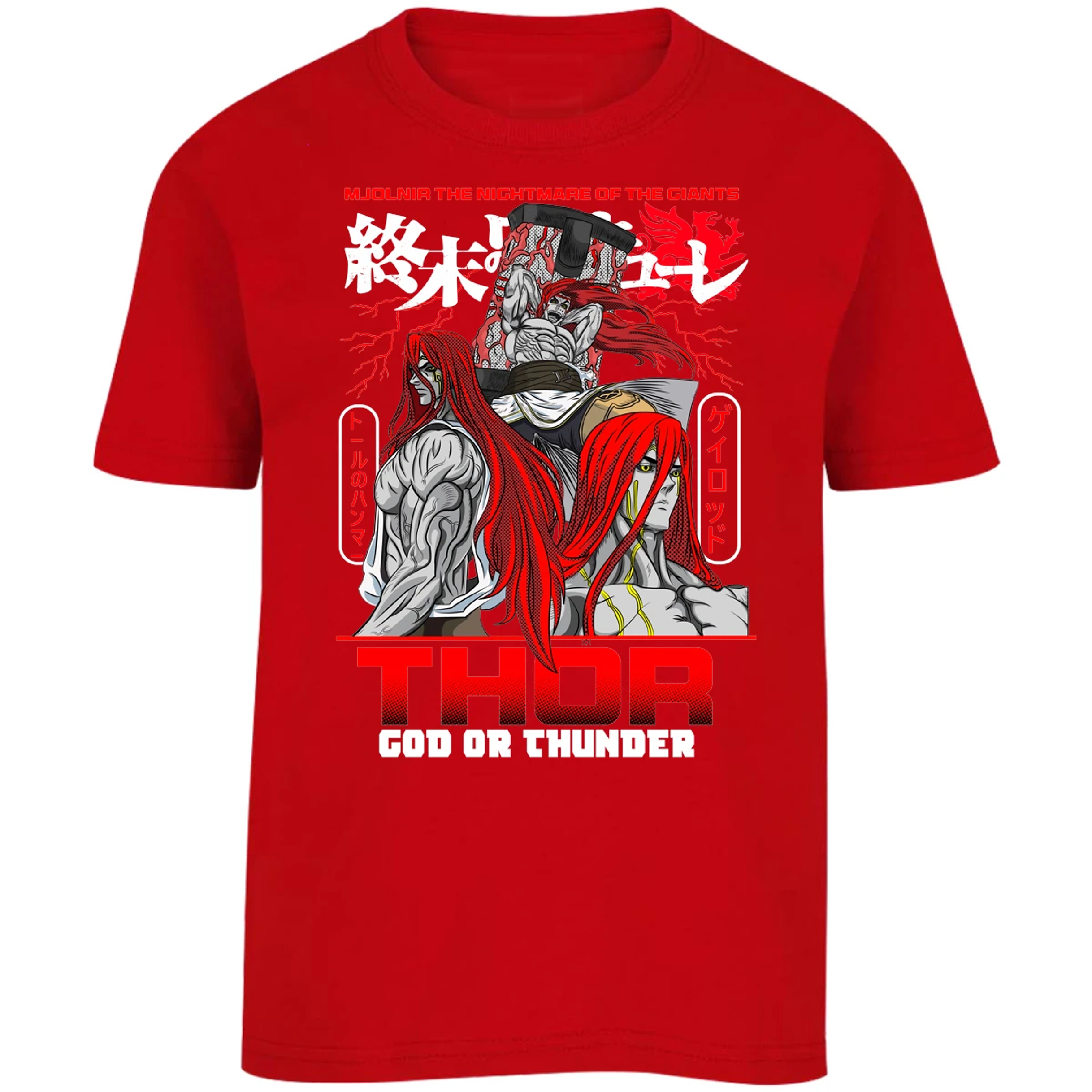 Playera Record Of Ragnarok Thor para Niño 5