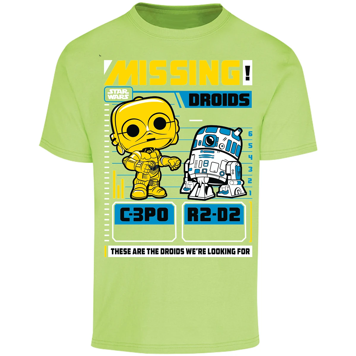 Playera Star Wars Funko Missing Droids para Adulto 17