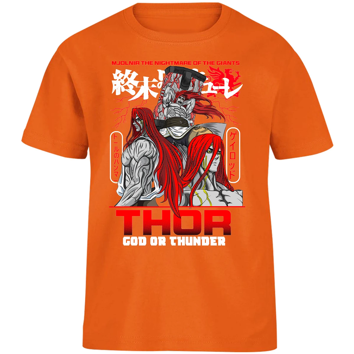 Playera Record Of Ragnarok Thor para Niño 15