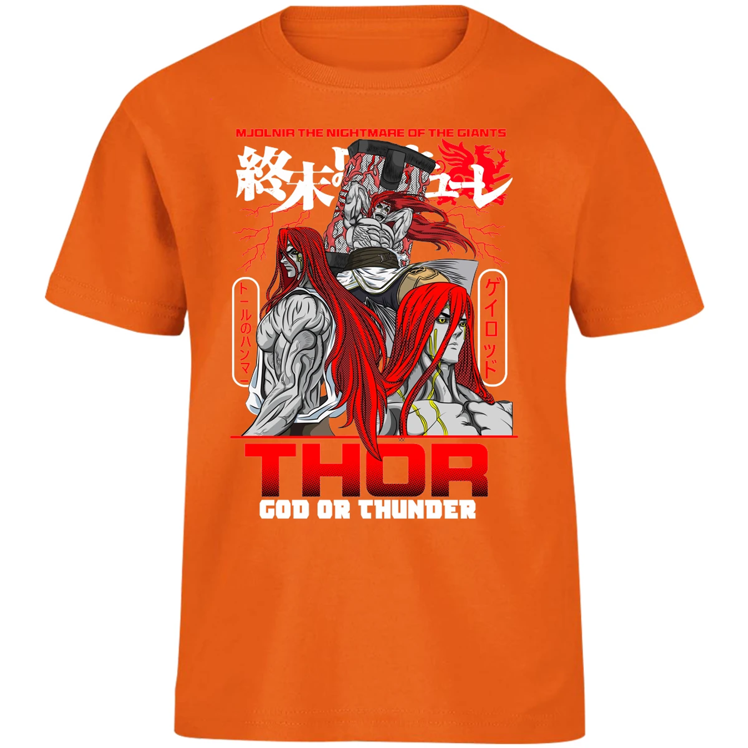 Playera Record Of Ragnarok Thor para Niño 15