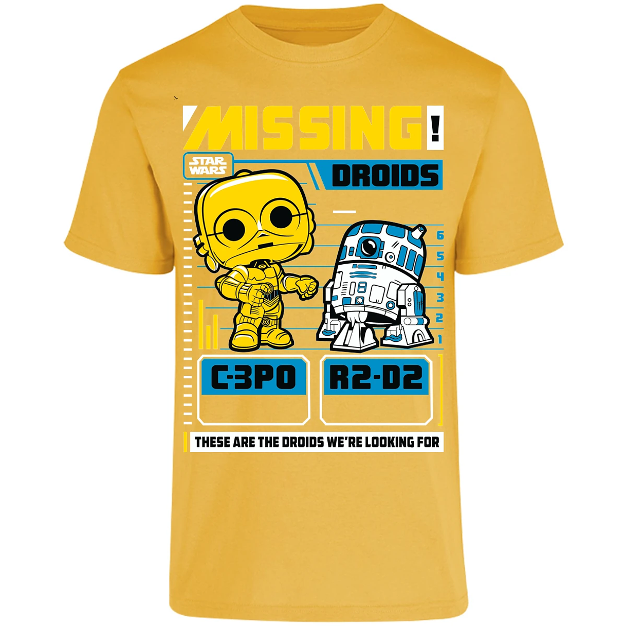 Playera Star Wars Funko Missing Droids para Adulto 7