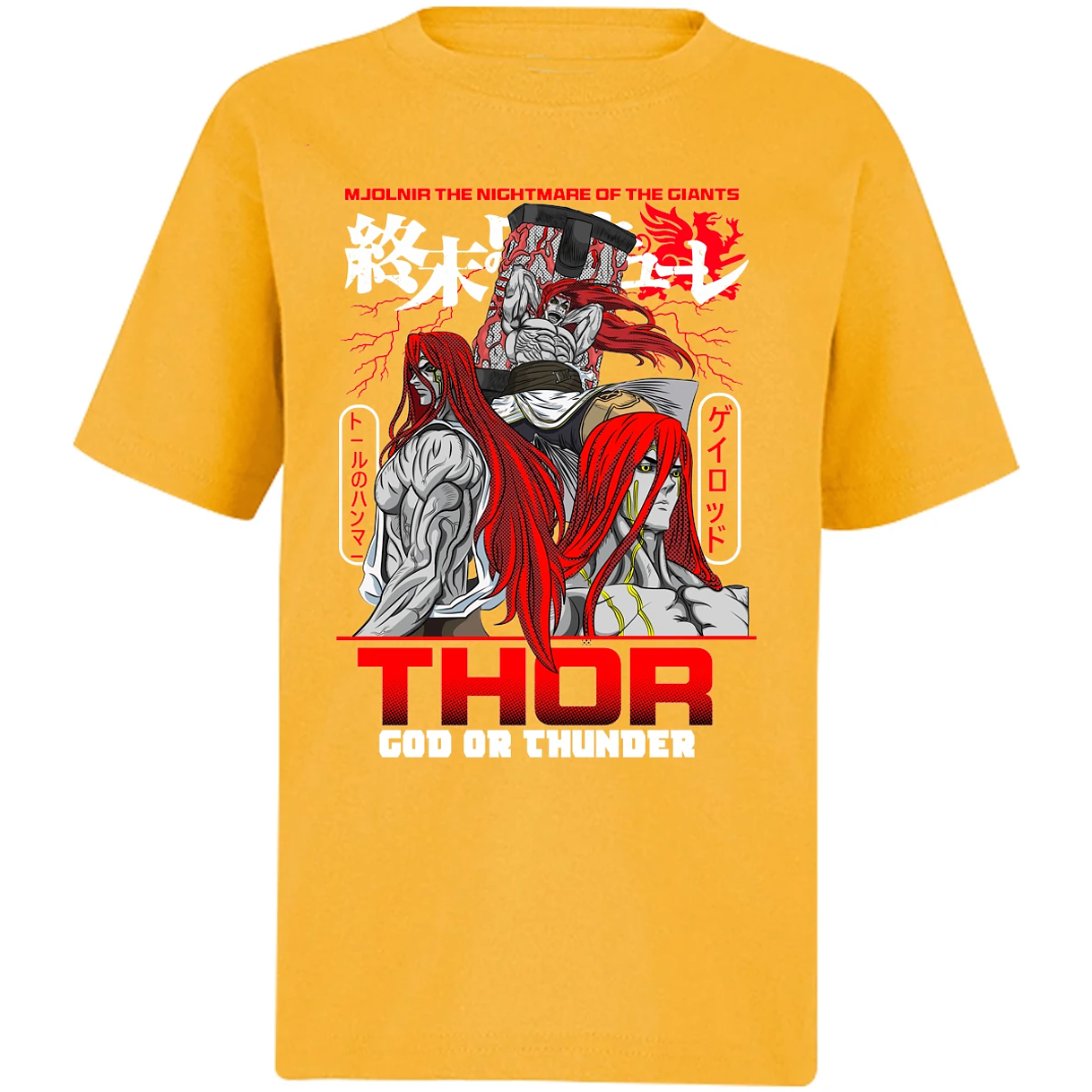 Playera Record Of Ragnarok Thor para Niño 6