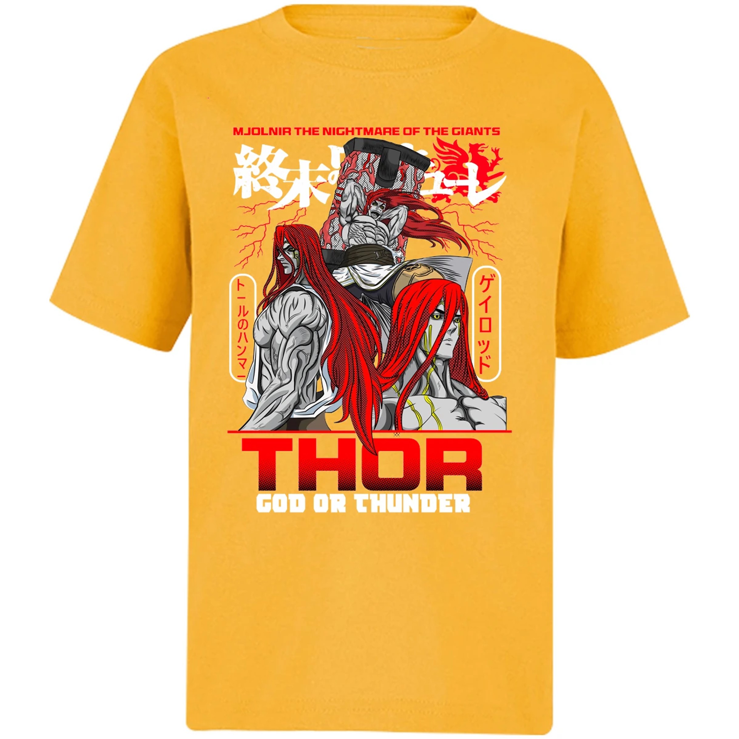 Playera Record Of Ragnarok Thor para Niño 6