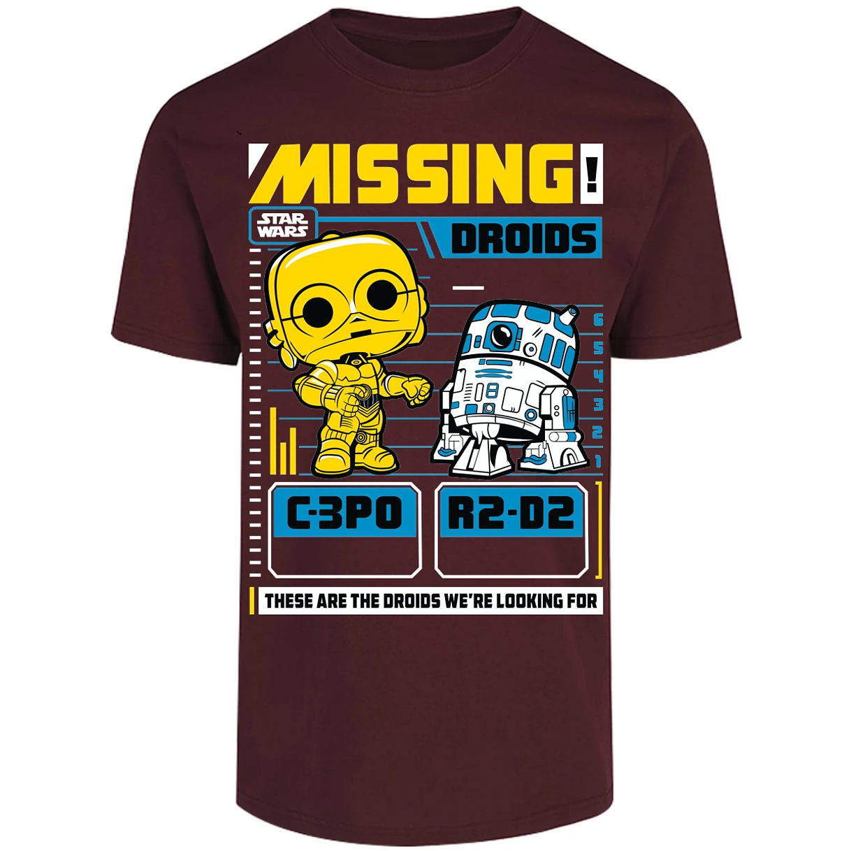 Playera Star Wars Funko Missing Droids para Adulto 11