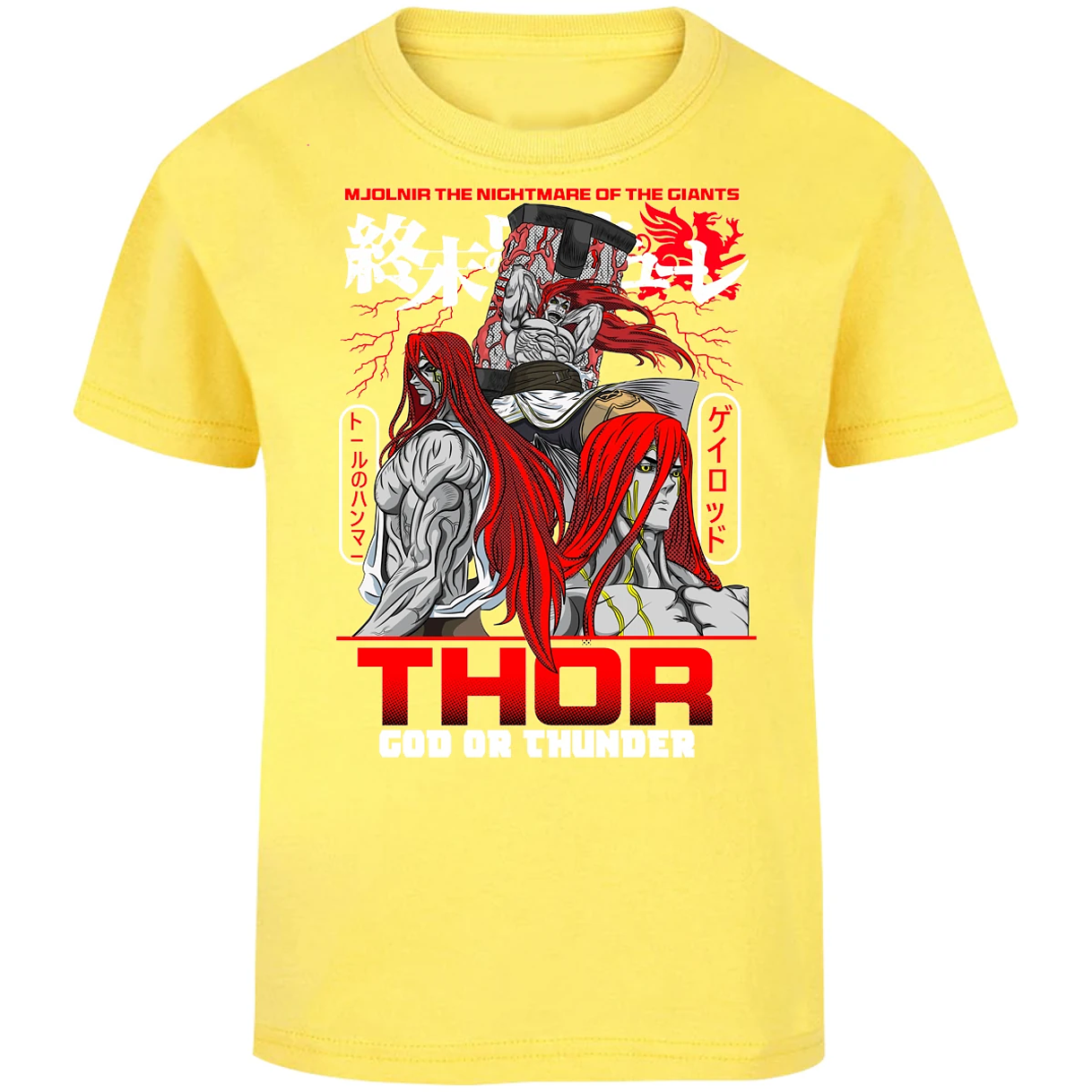 Playera Record Of Ragnarok Thor para Niño 1
