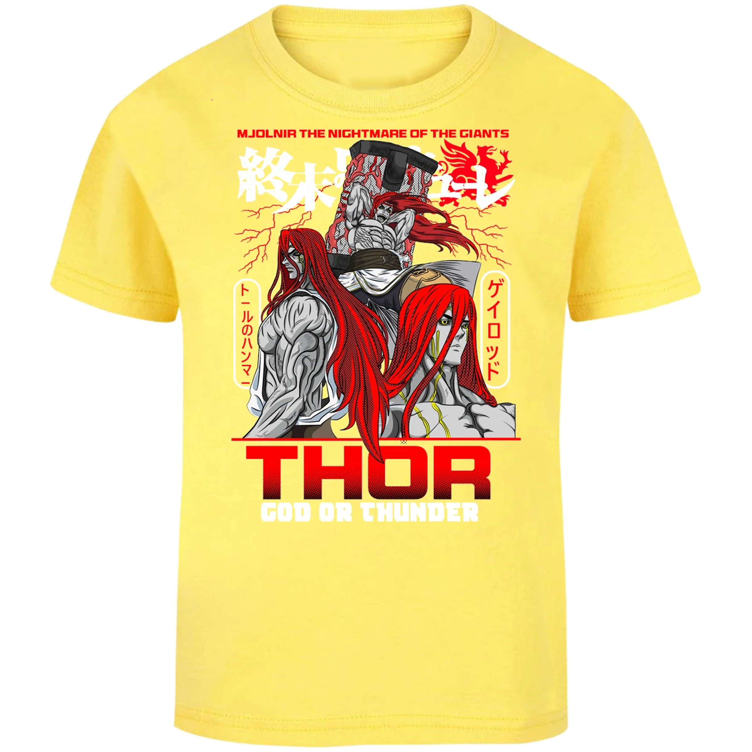 Playera Record Of Ragnarok Thor para Niño 1