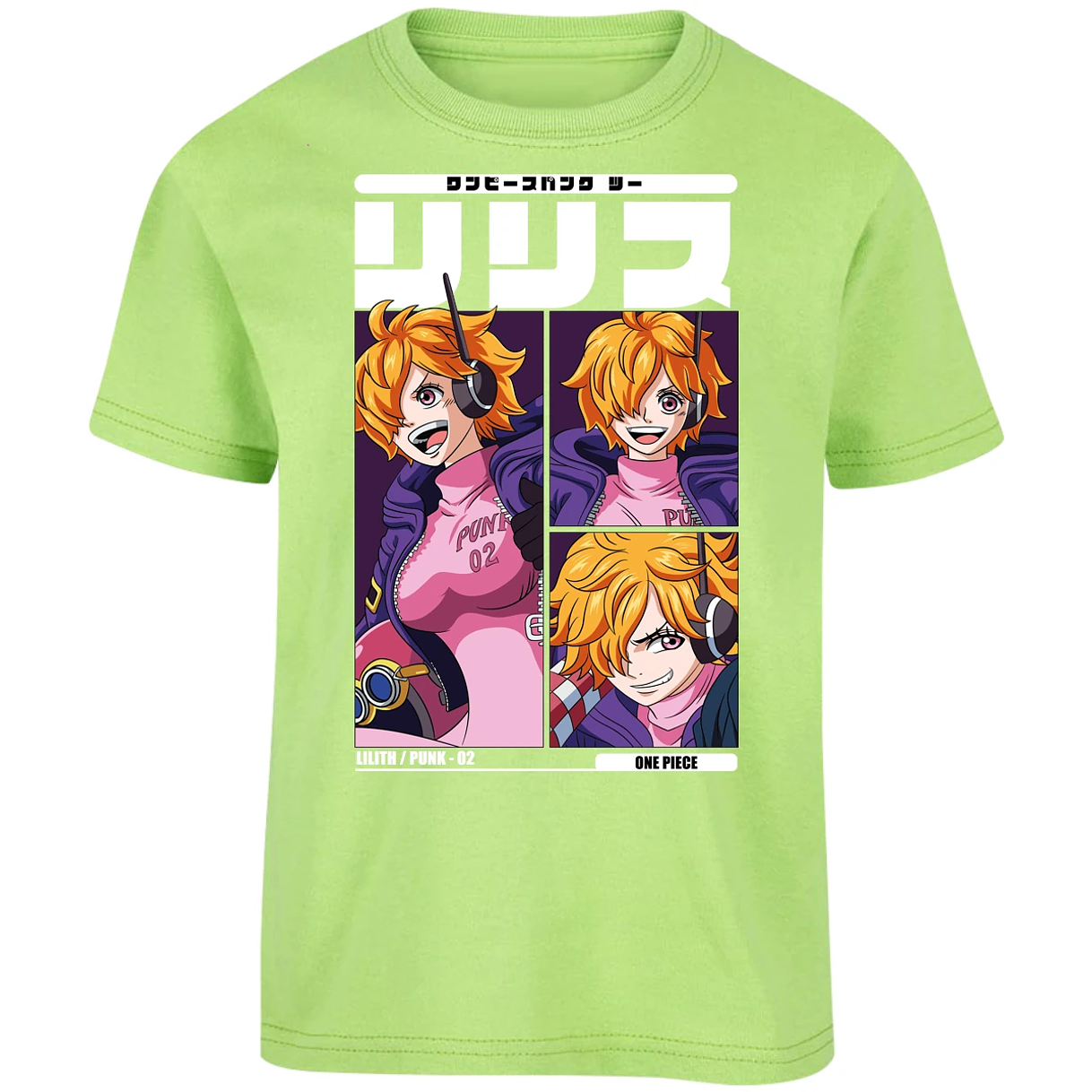 Playera One Piece Lilith Anime para Niño 5