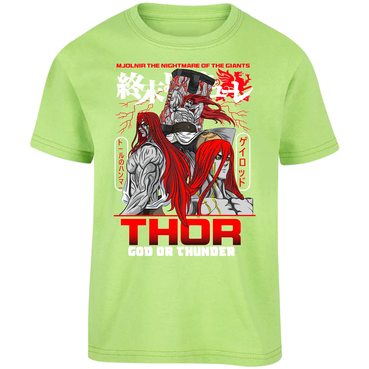 Playera Record Of Ragnarok Thor para Niño 16