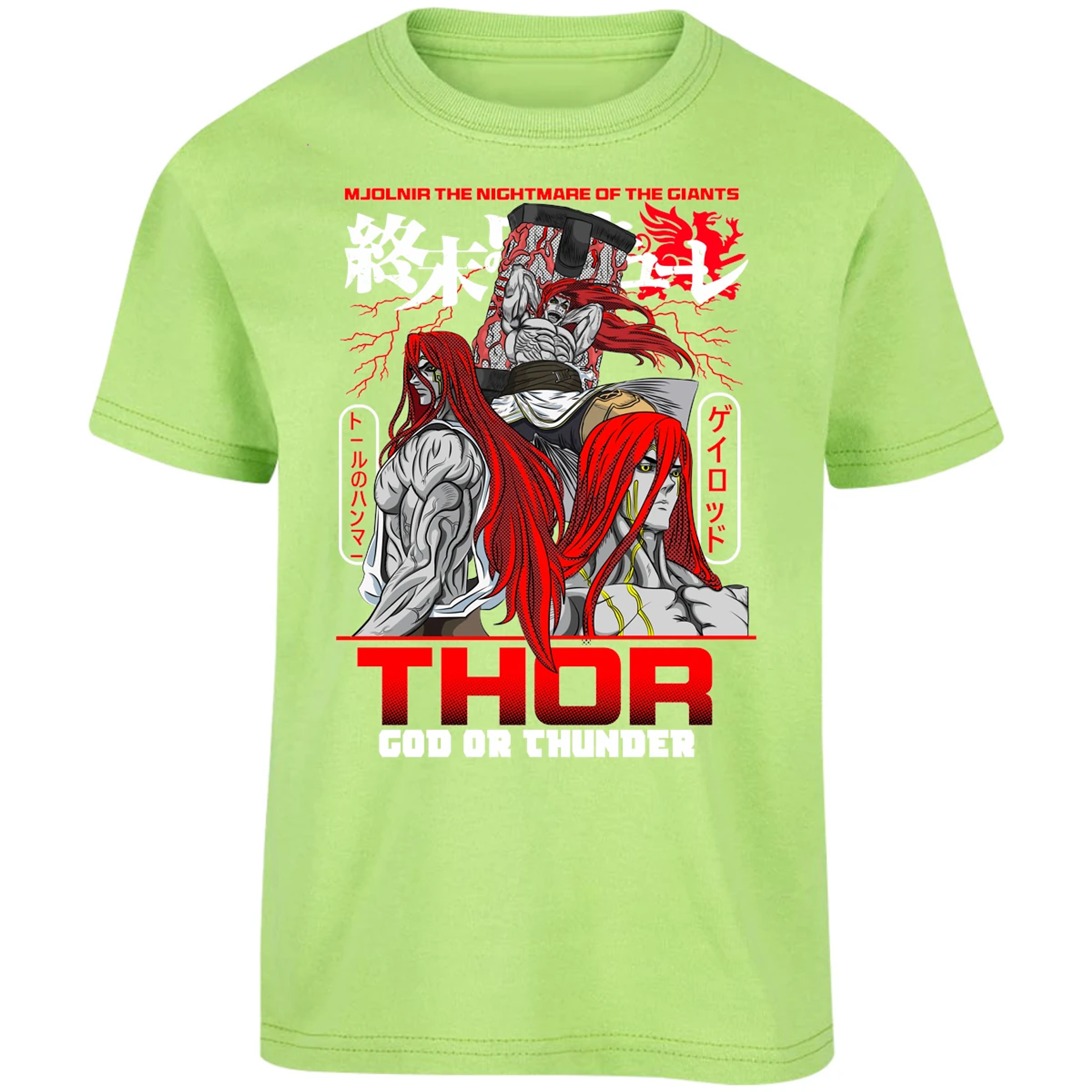 Playera Record Of Ragnarok Thor para Niño 16