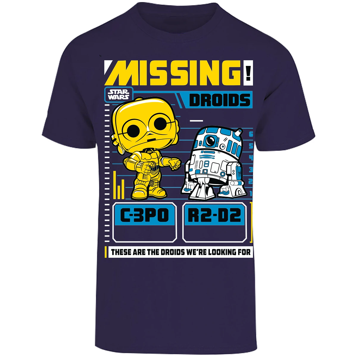 Playera Star Wars Funko Missing Droids para Adulto 13