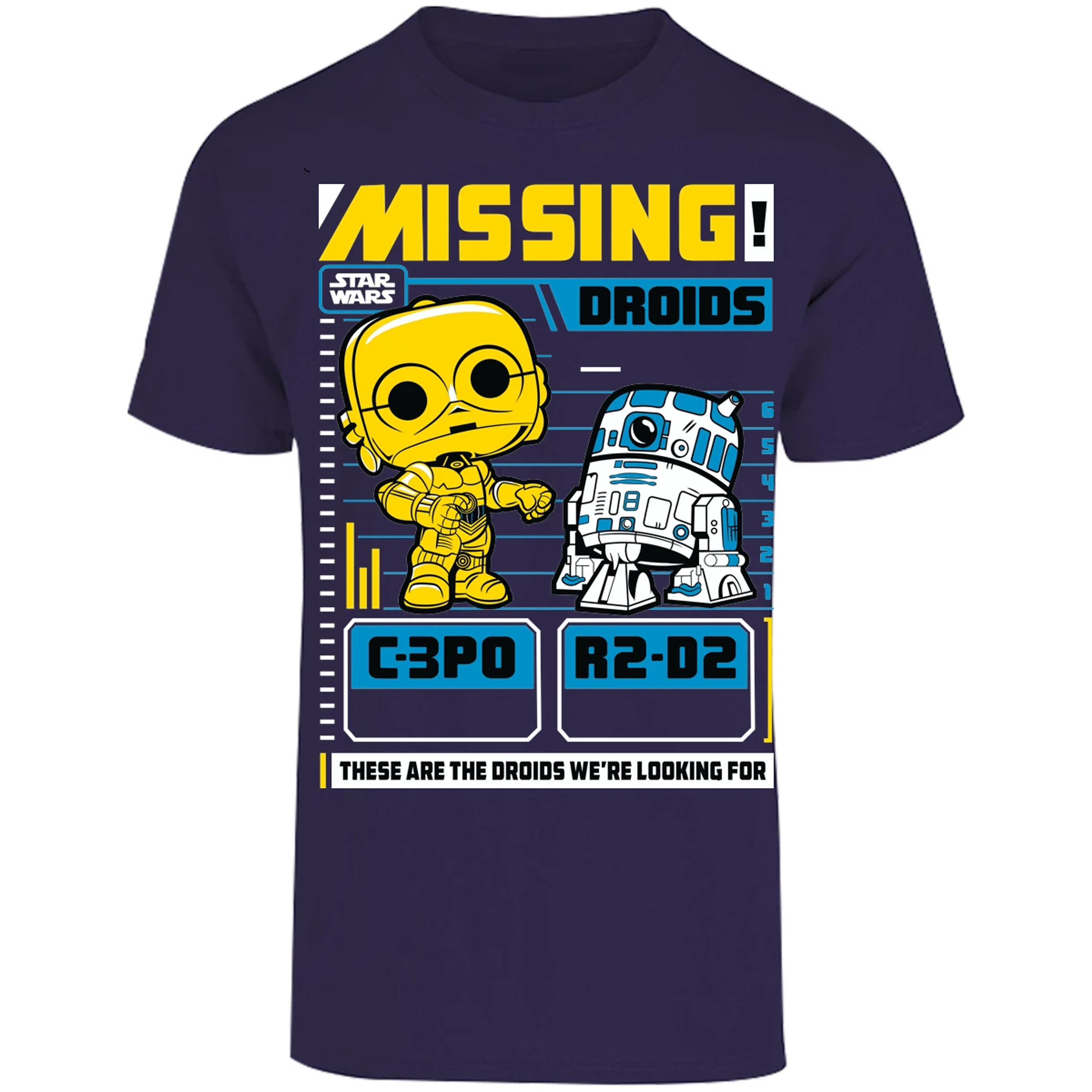 Playera Star Wars Funko Missing Droids para Adulto 13
