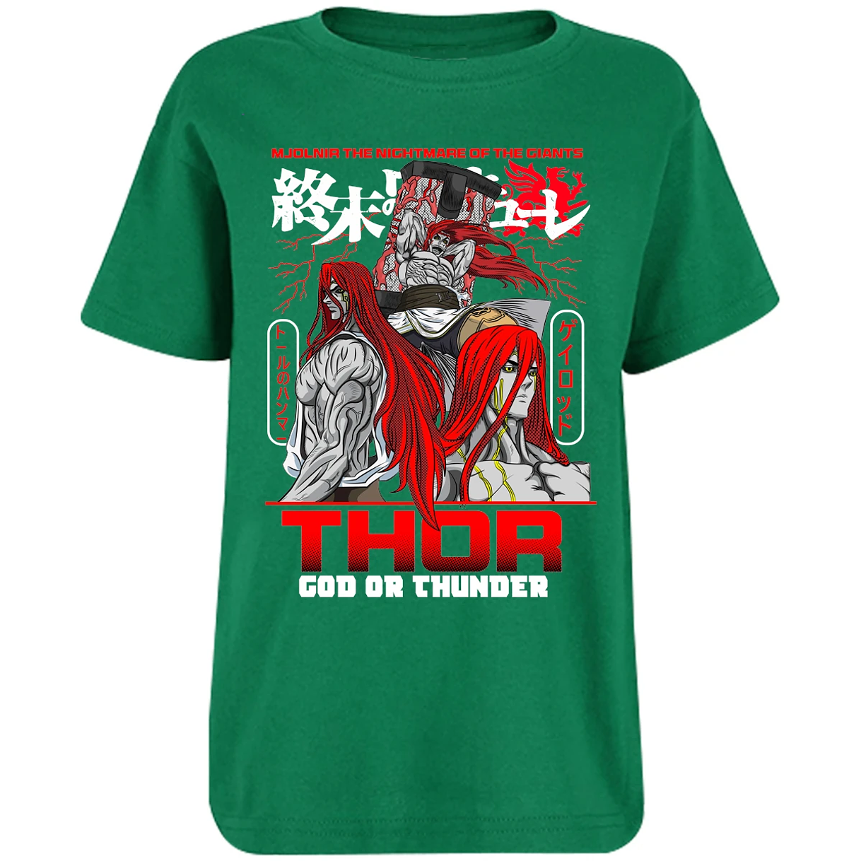 Playera Record Of Ragnarok Thor para Niño 4