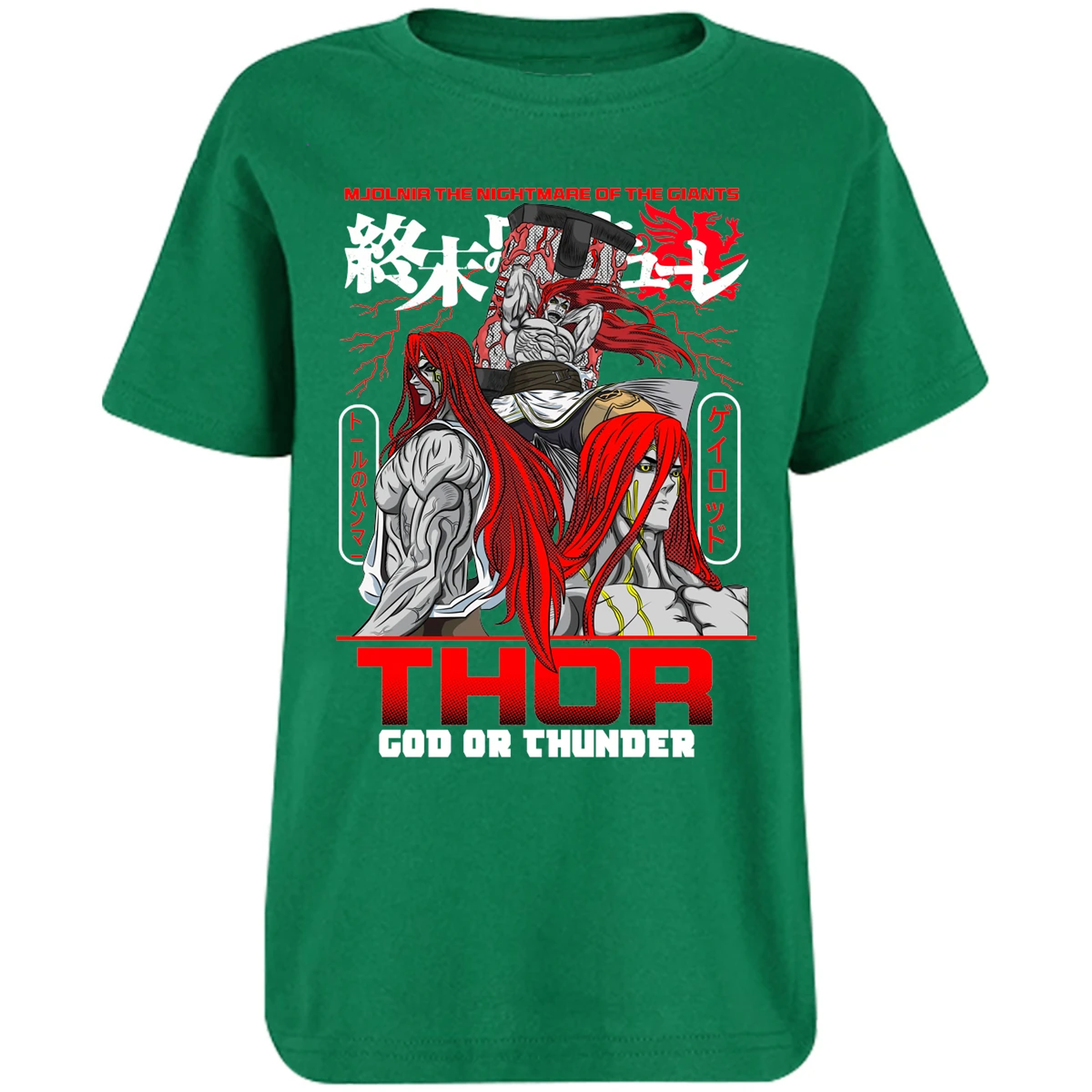 Playera Record Of Ragnarok Thor para Niño 4
