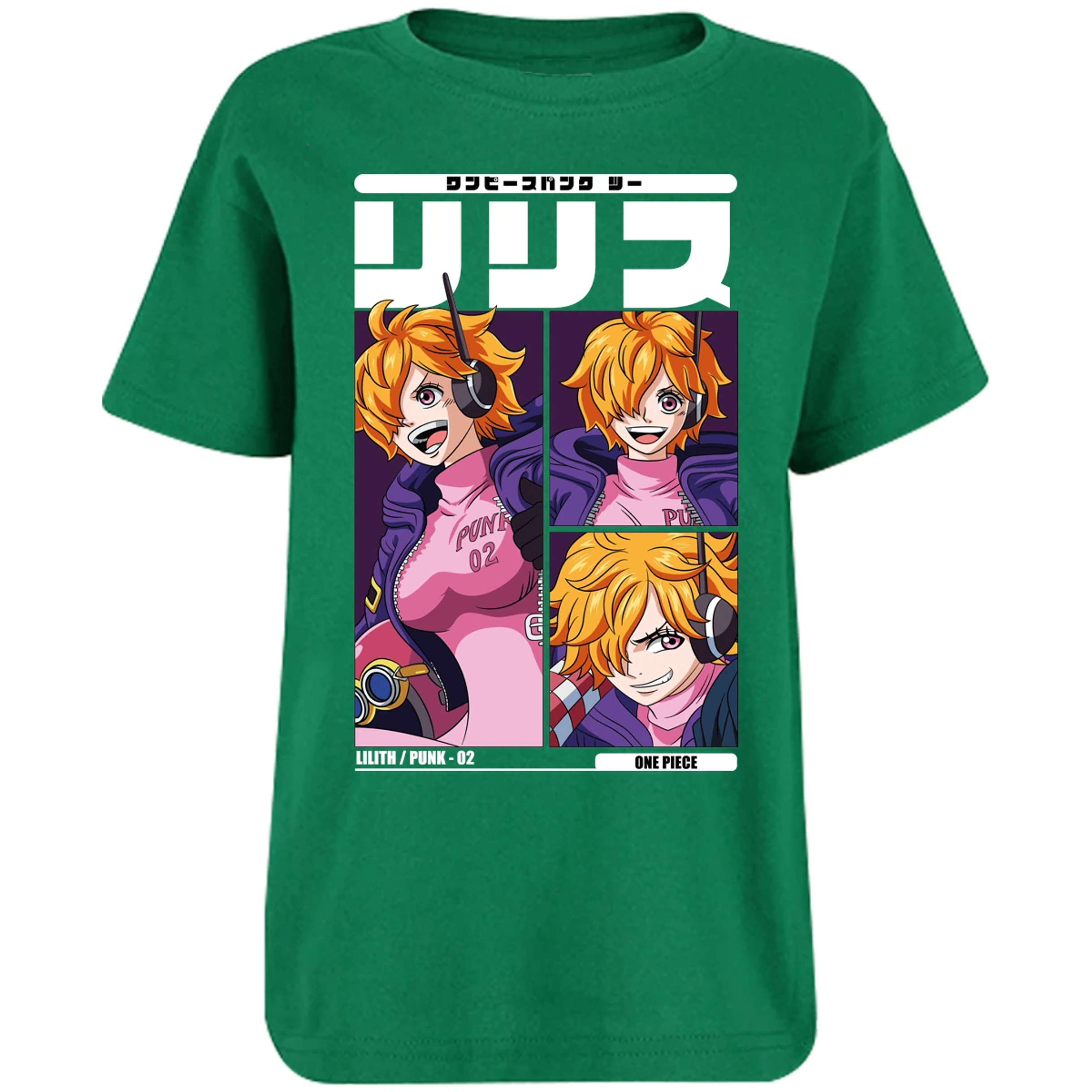 Playera One Piece Lilith Anime para Niño 13
