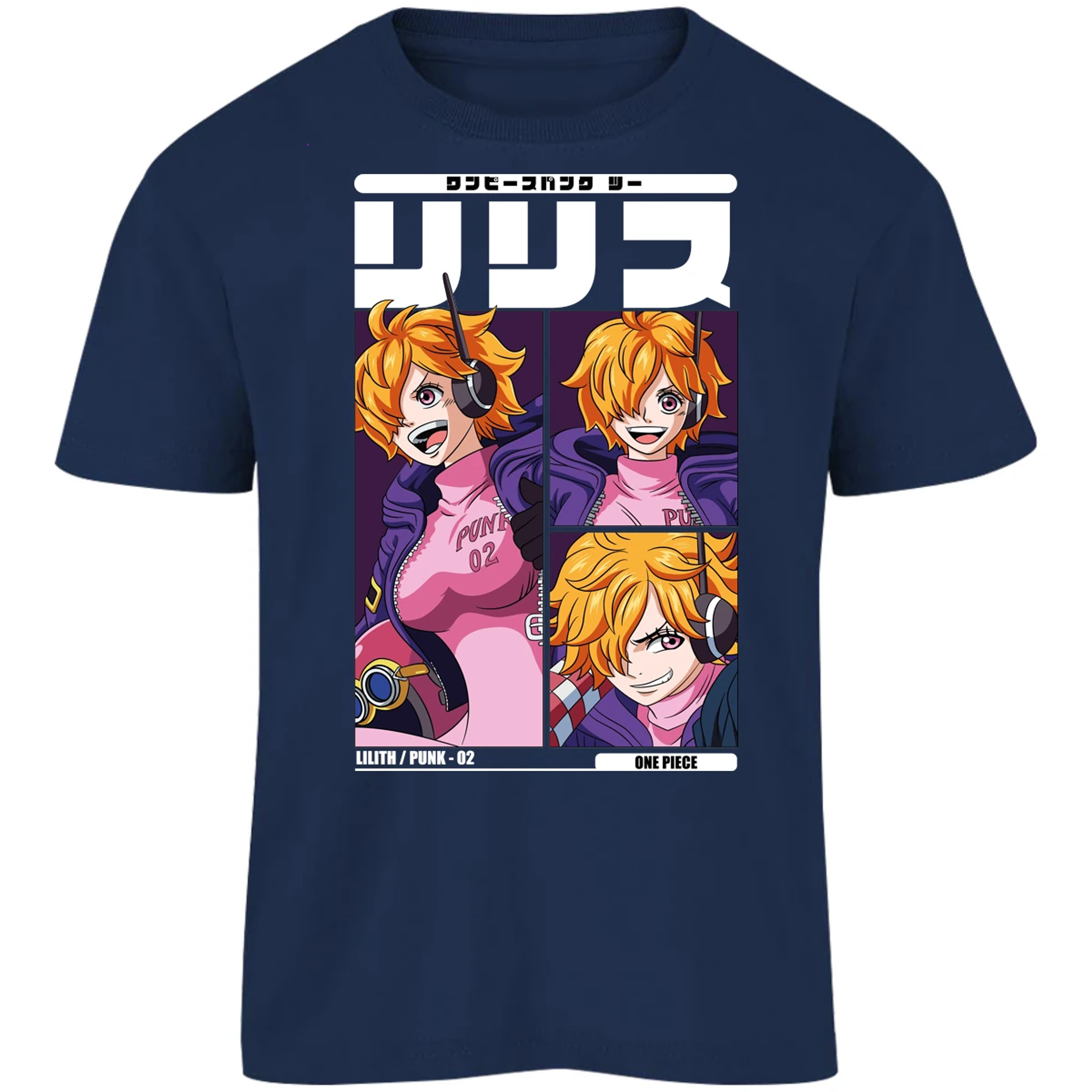 Playera One Piece Lilith Anime para Niño 33