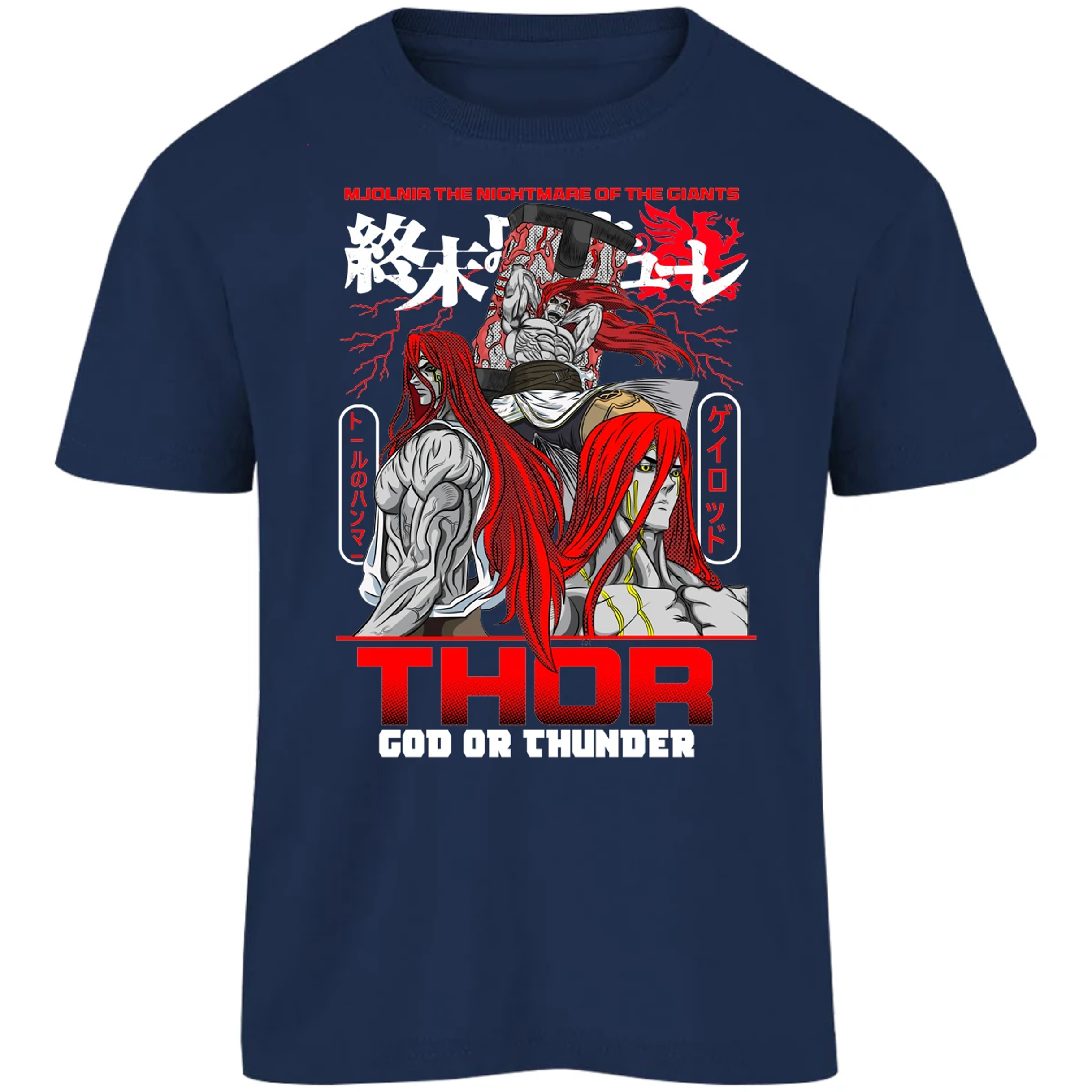 Playera Record Of Ragnarok Thor para Niño 7