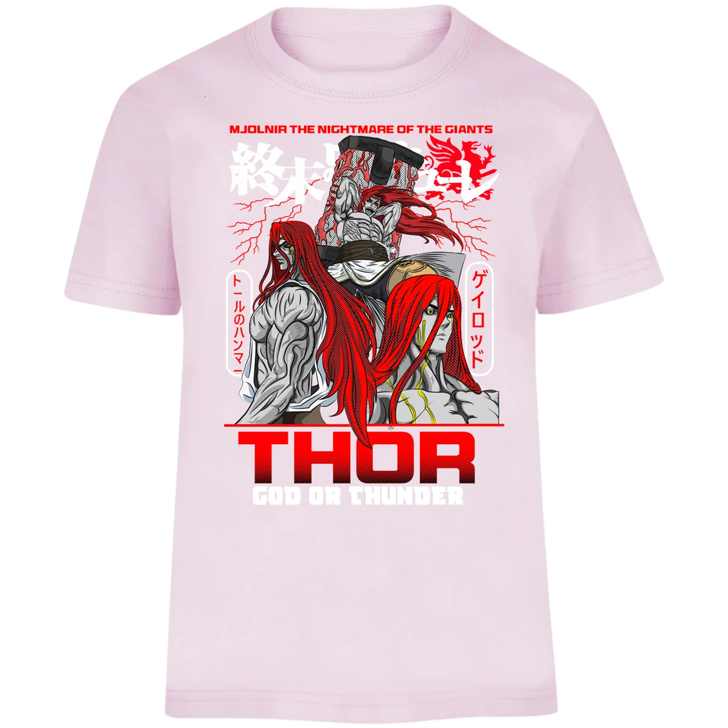 Playera Record Of Ragnarok Thor para Niño 3
