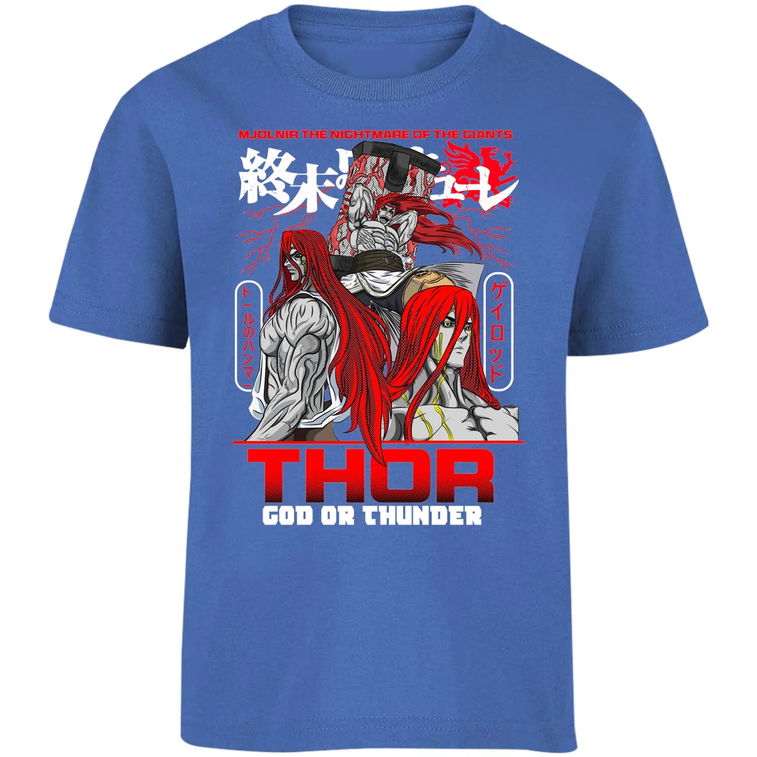 Playera Record Of Ragnarok Thor para Niño 8