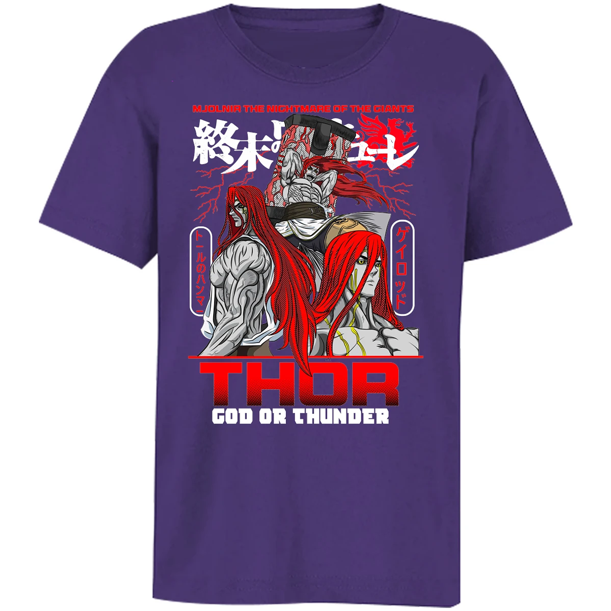Playera Record Of Ragnarok Thor para Niño 9