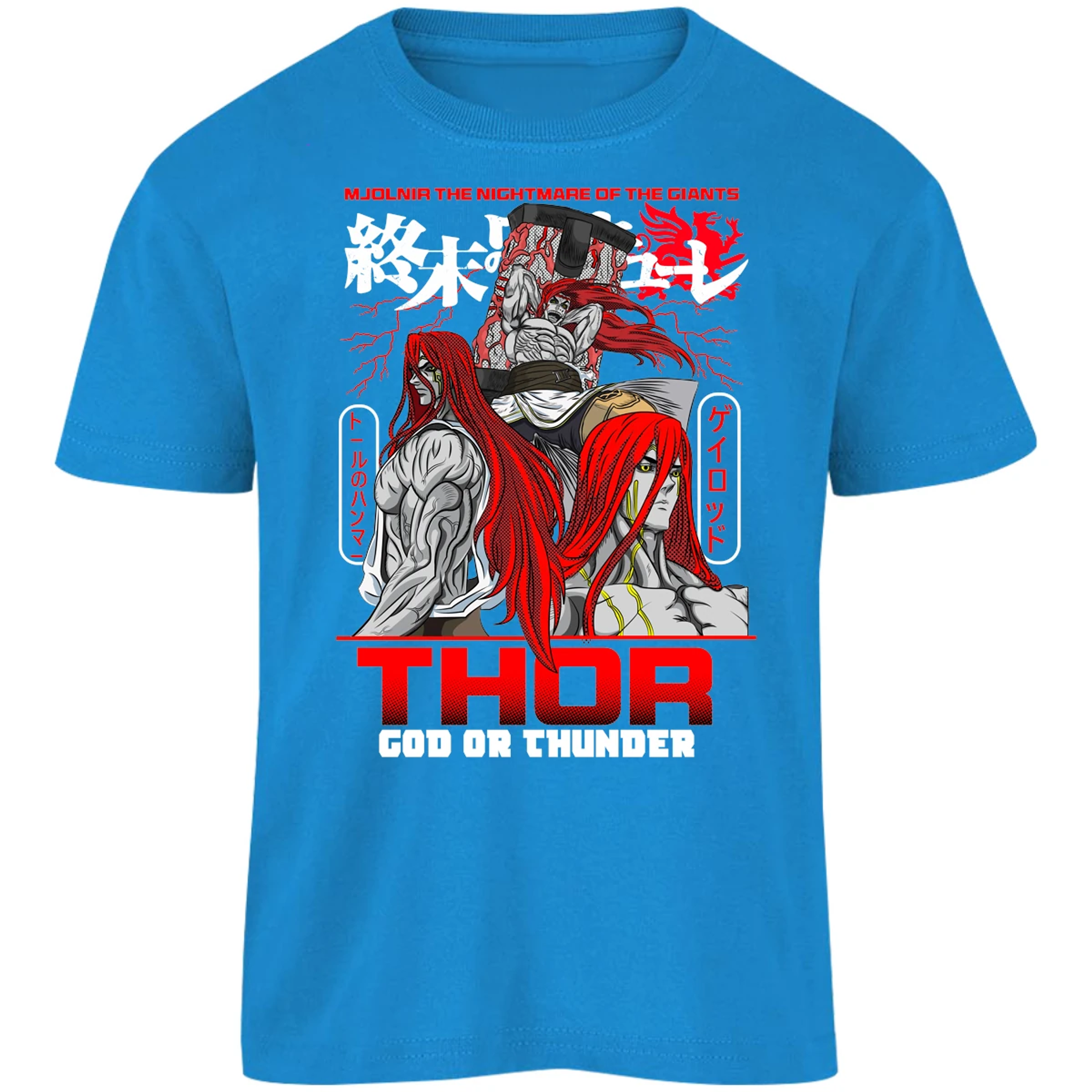 Playera Record Of Ragnarok Thor para Niño 10