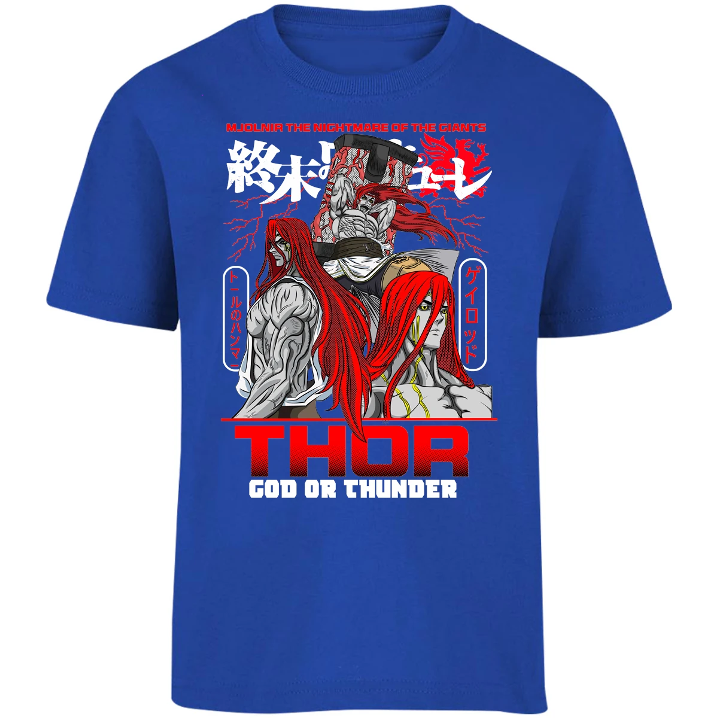 Playera Record Of Ragnarok Thor para Niño 17