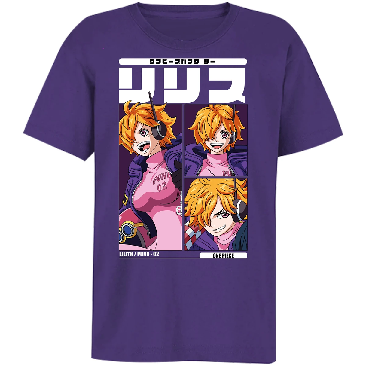 Playera One Piece Lilith Anime para Niño 23