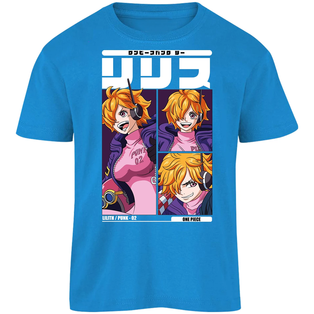 Playera One Piece Lilith Anime para Niño 31
