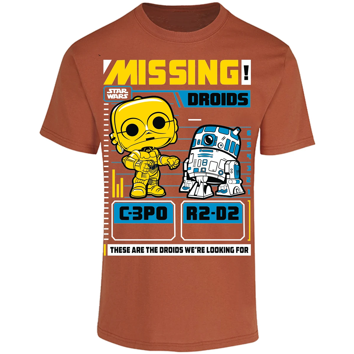 Playera Star Wars Funko Missing Droids para Adulto 10