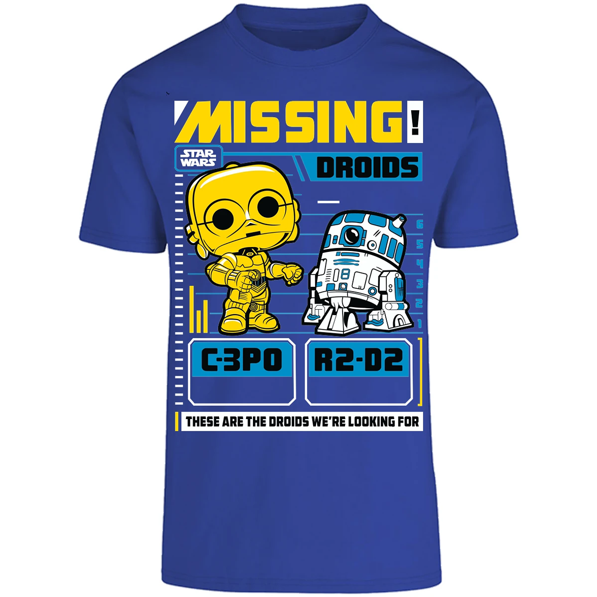 Playera Star Wars Funko Missing Droids para Adulto 12