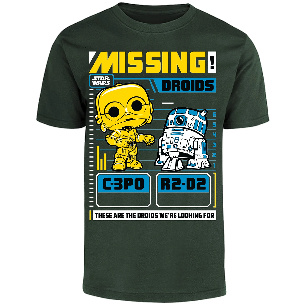 Playera Star Wars Funko Missing Droids para Adulto 14