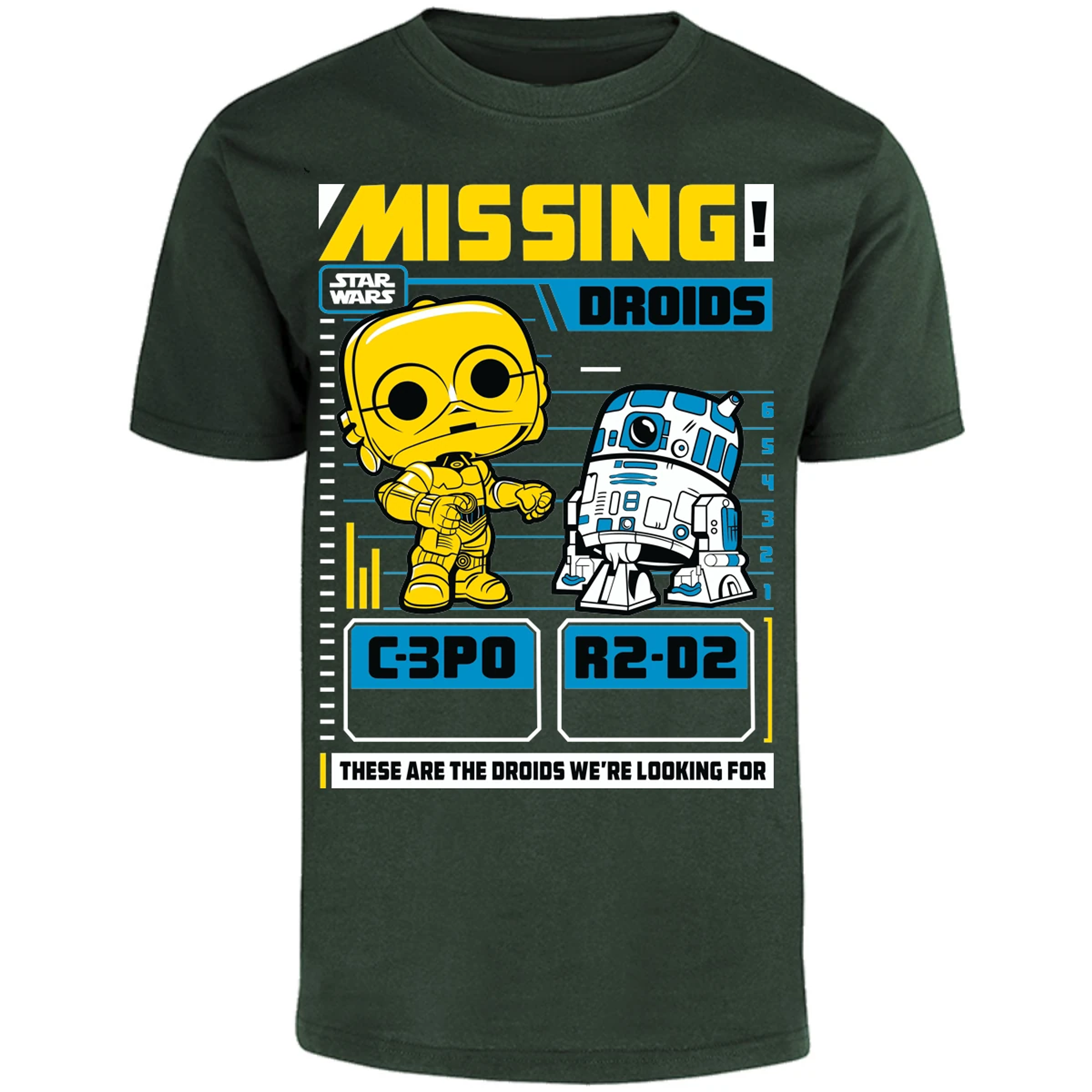 Playera Star Wars Funko Missing Droids para Adulto 14