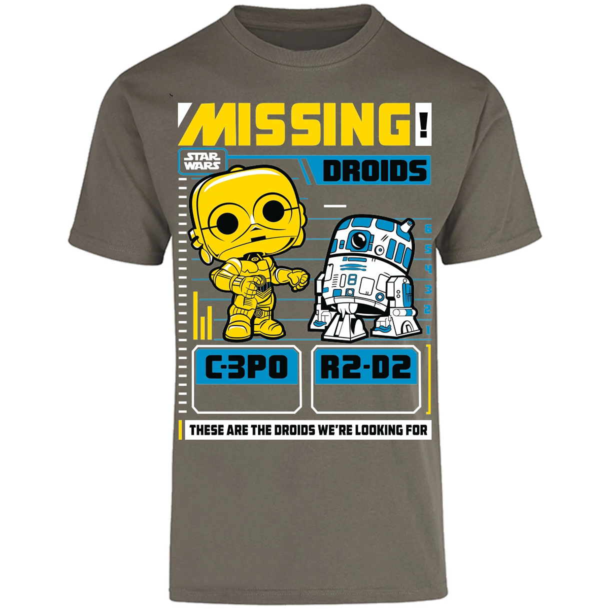Playera Star Wars Funko Missing Droids para Adulto 19