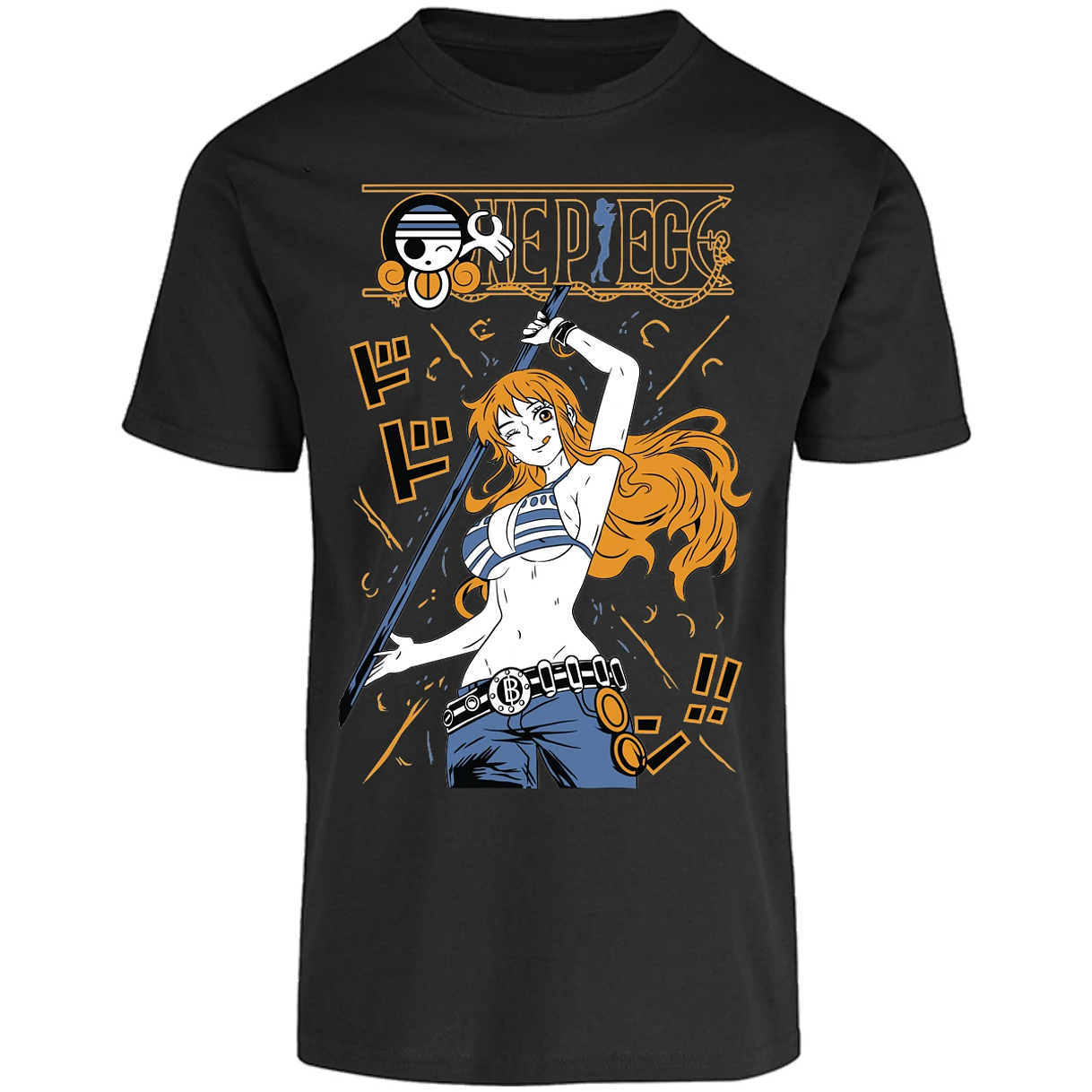 Playera One Piece Nami Basic para Adulto 9