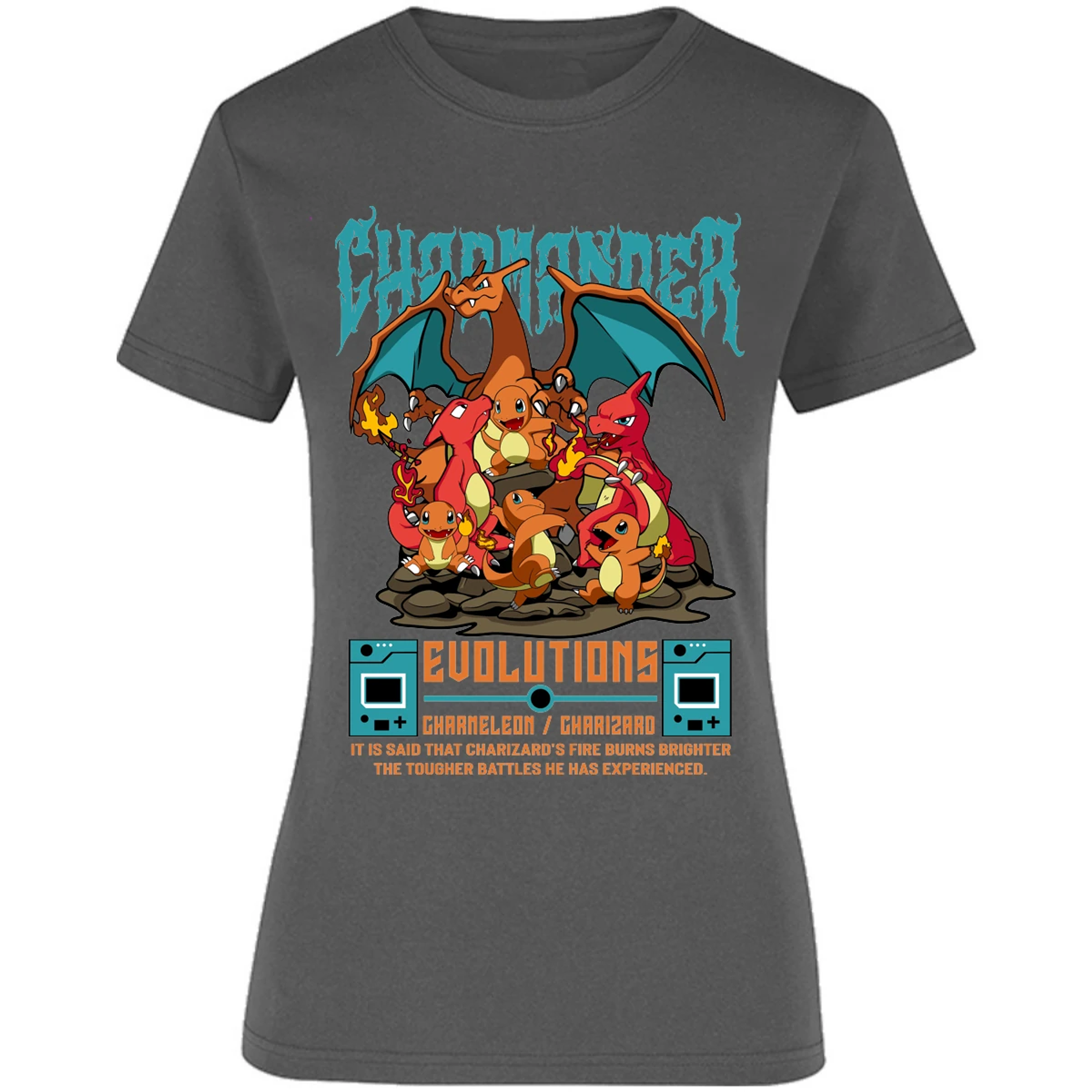 Blusa Pokemon Charizard Blusa para Mujer 18