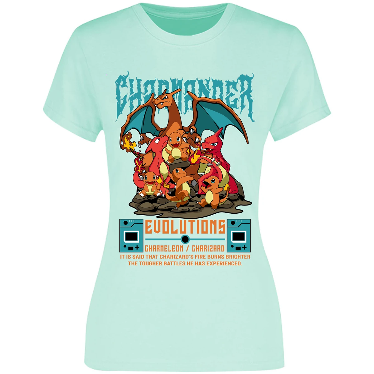 Blusa Pokemon Charizard Blusa para Mujer 13