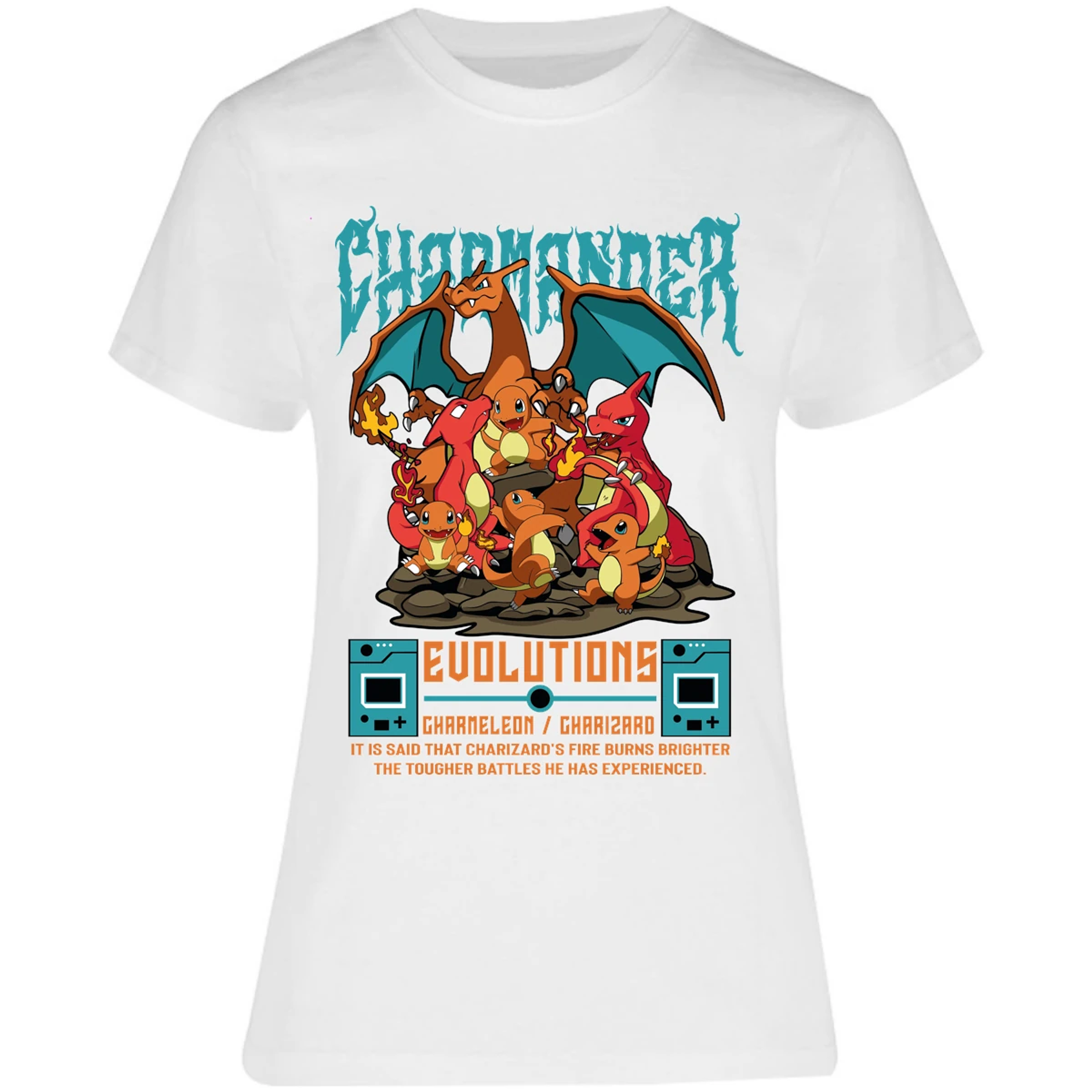 Blusa Pokemon Charmander Anime Blusa para Mujer 11