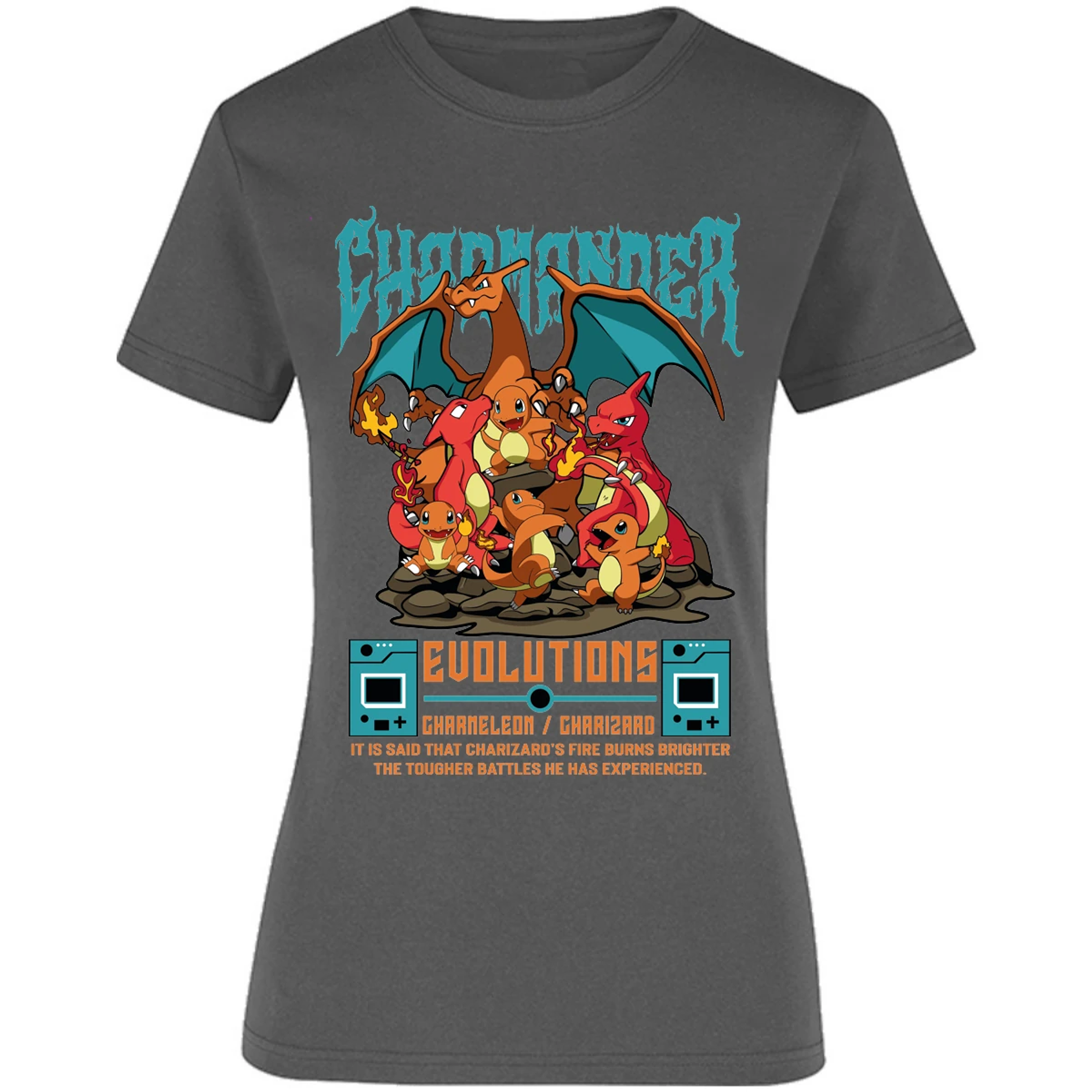 Blusa Pokemon Charmander Anime Blusa para Mujer 8