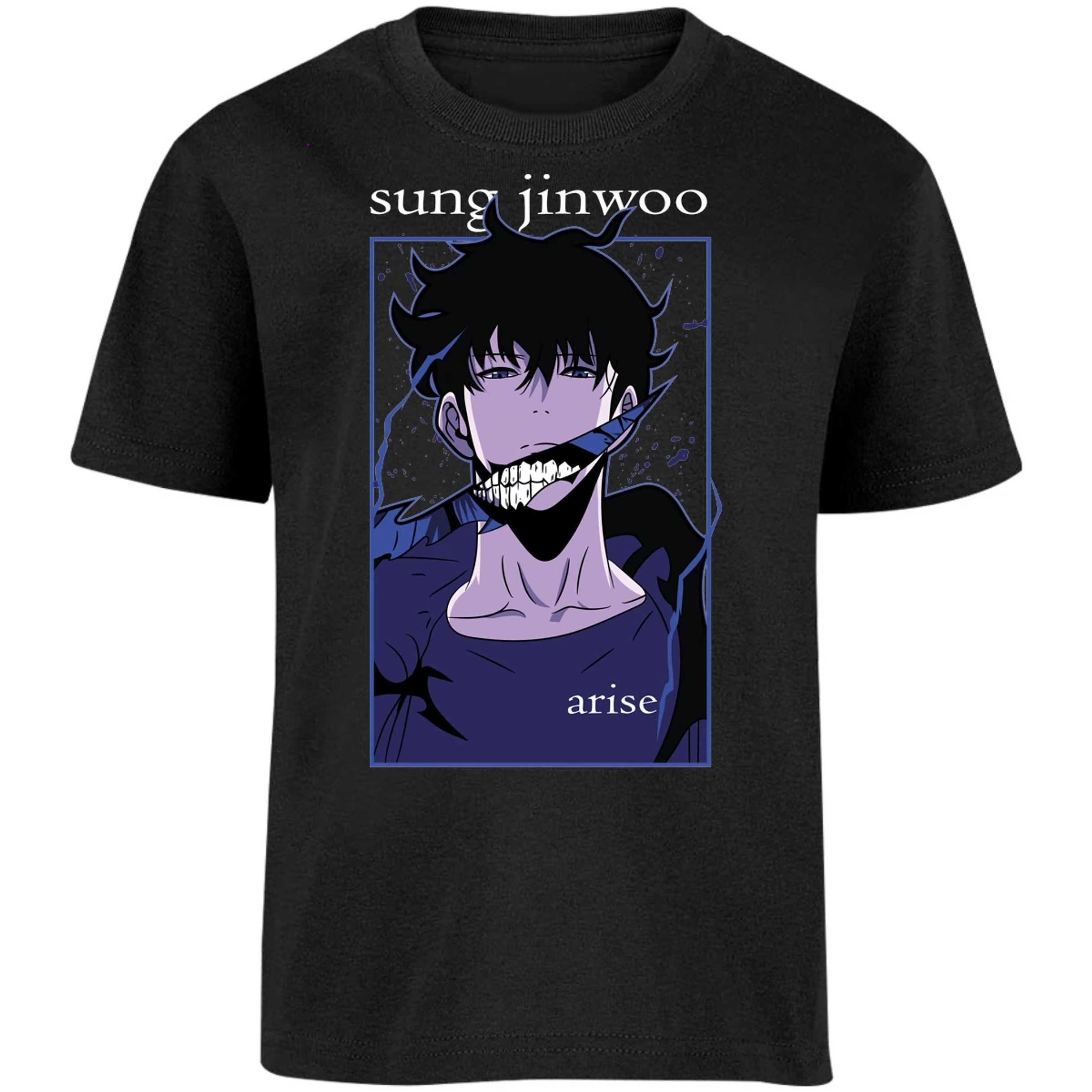 Playera Solo Leveling Sun Jin Woo Arise para Niño 11