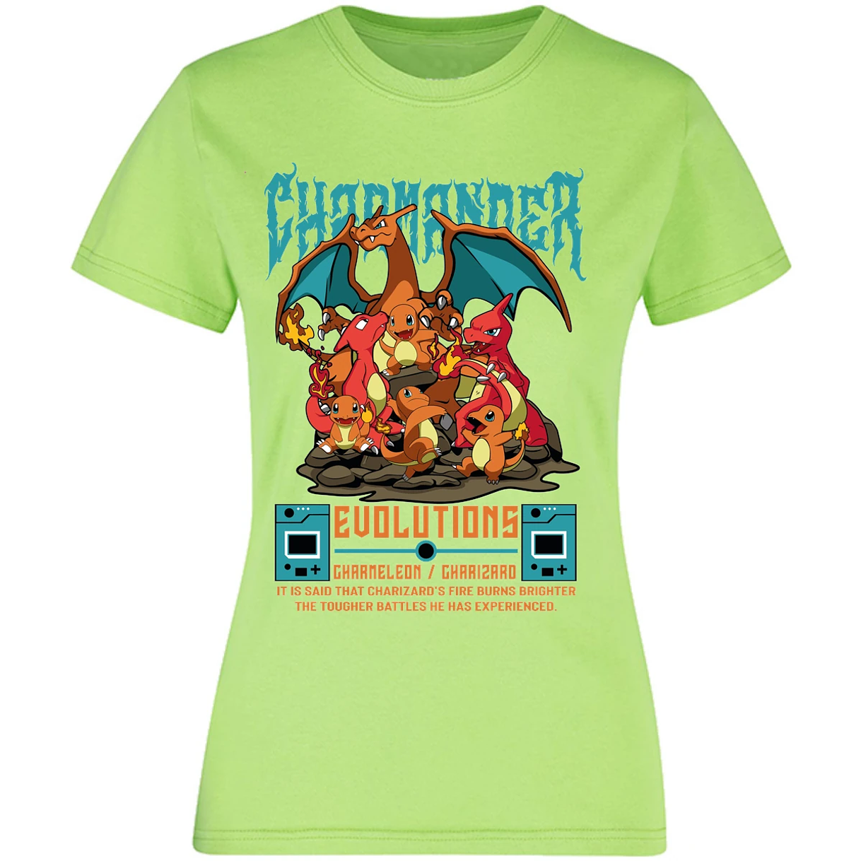 Blusa Pokemon Charmander Anime Blusa para Mujer 10
