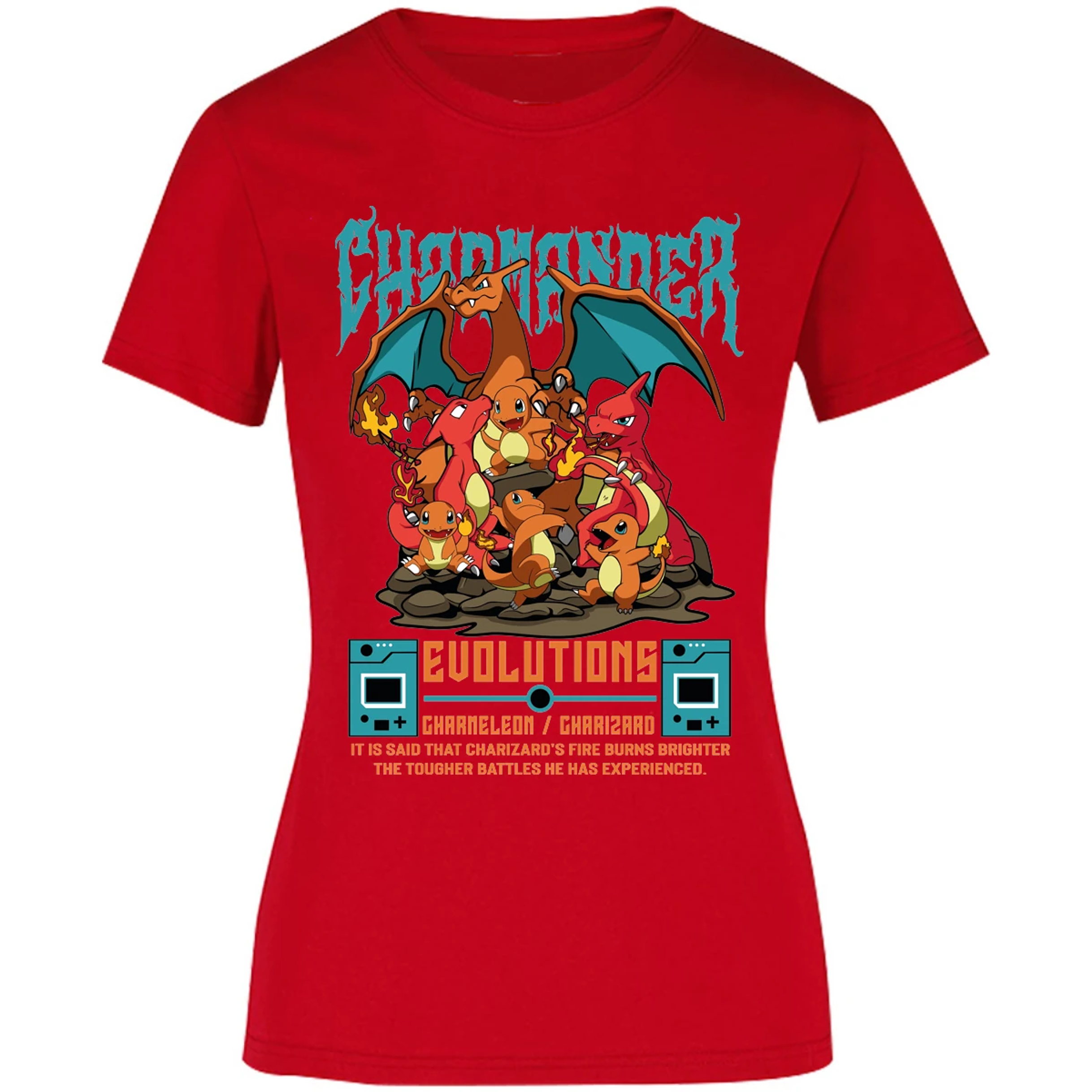 Blusa Pokemon Charmander Anime Blusa para Mujer 1