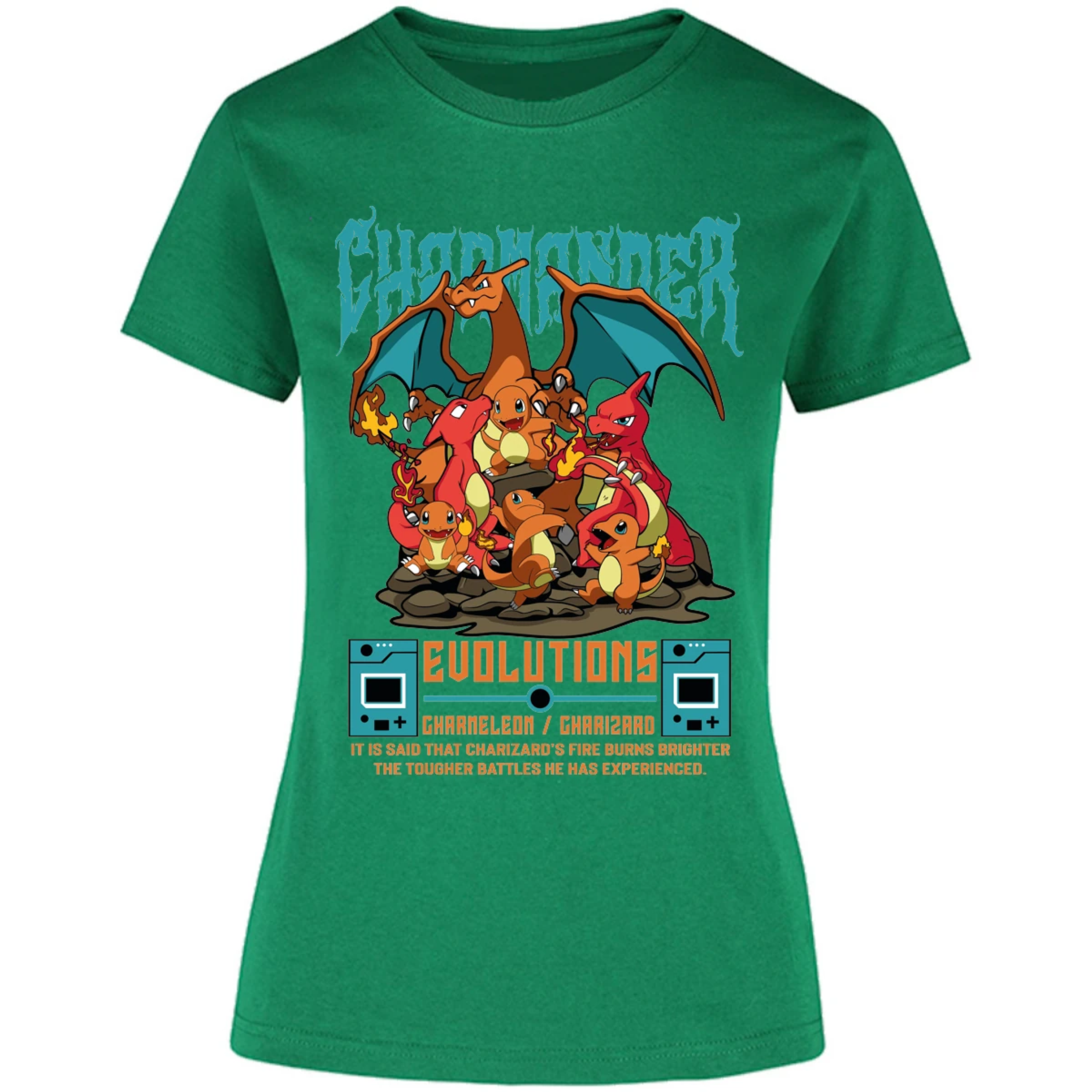 Blusa Pokemon Charmander Anime Blusa para Mujer 6