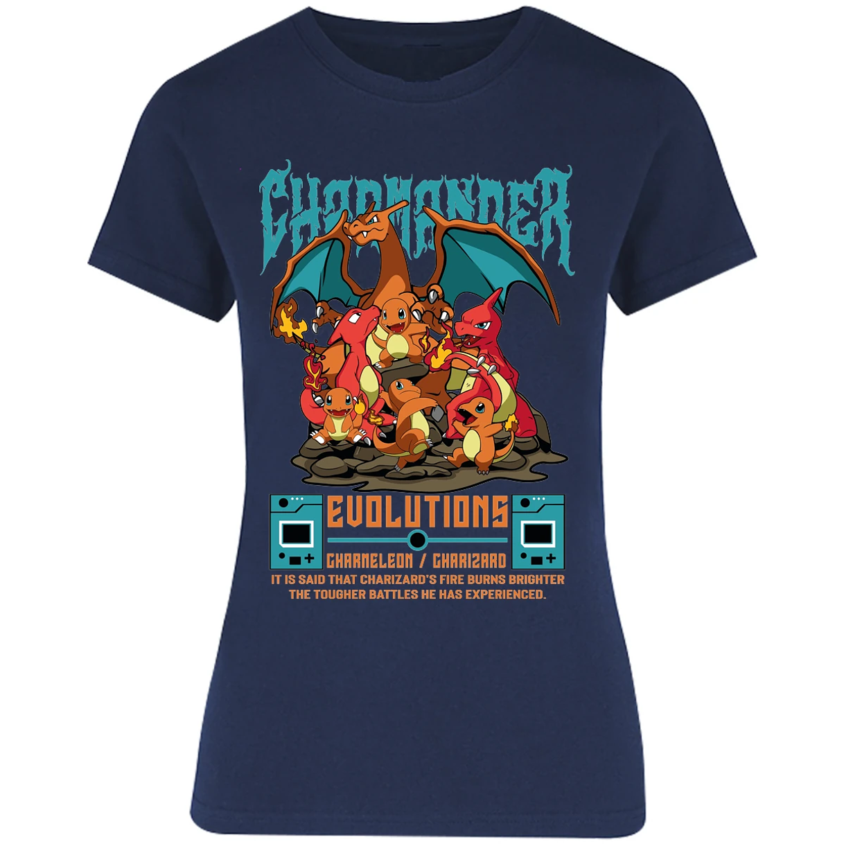 Blusa Pokemon Charmander Anime Blusa para Mujer 17