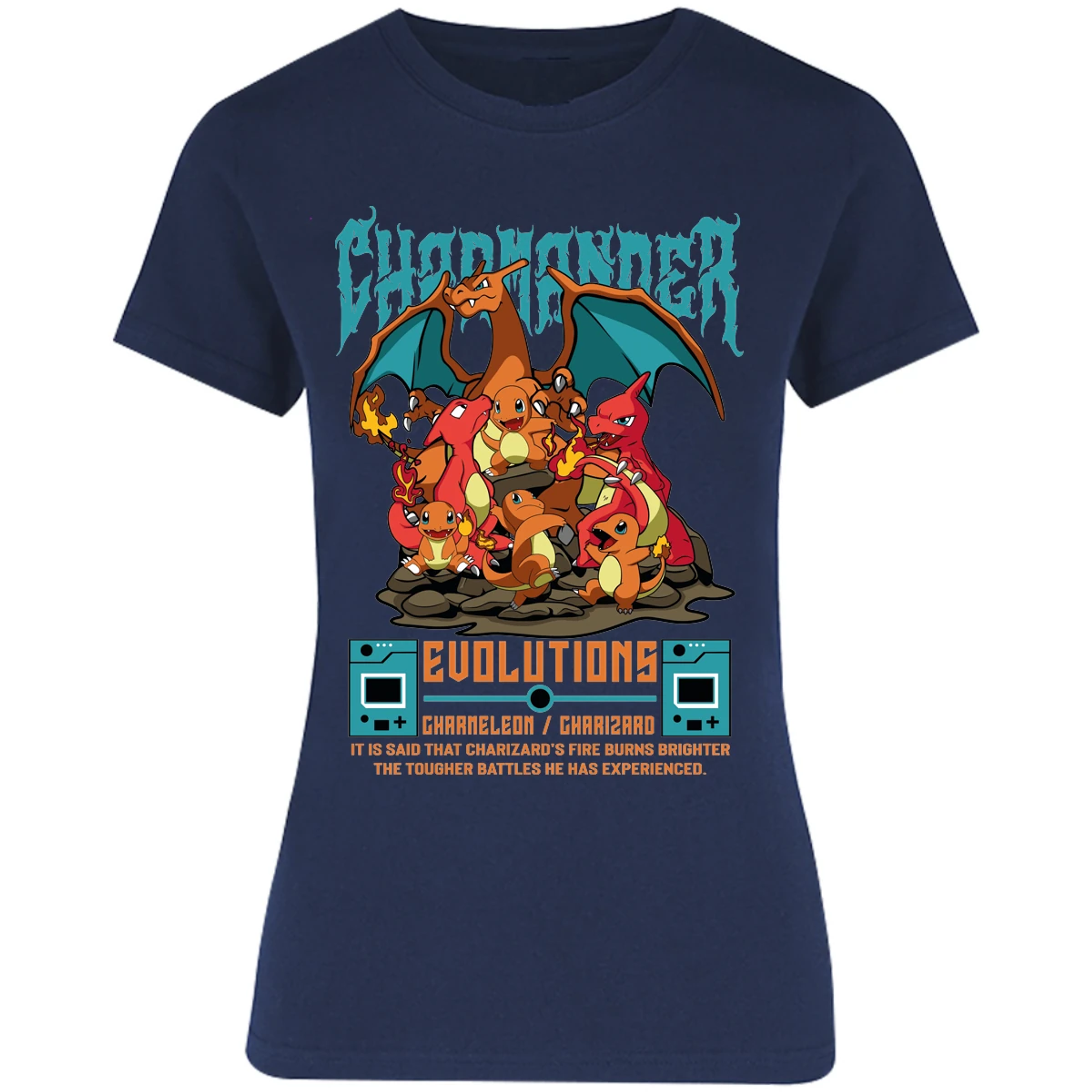 Blusa Pokemon Charmander Anime Blusa para Mujer 17