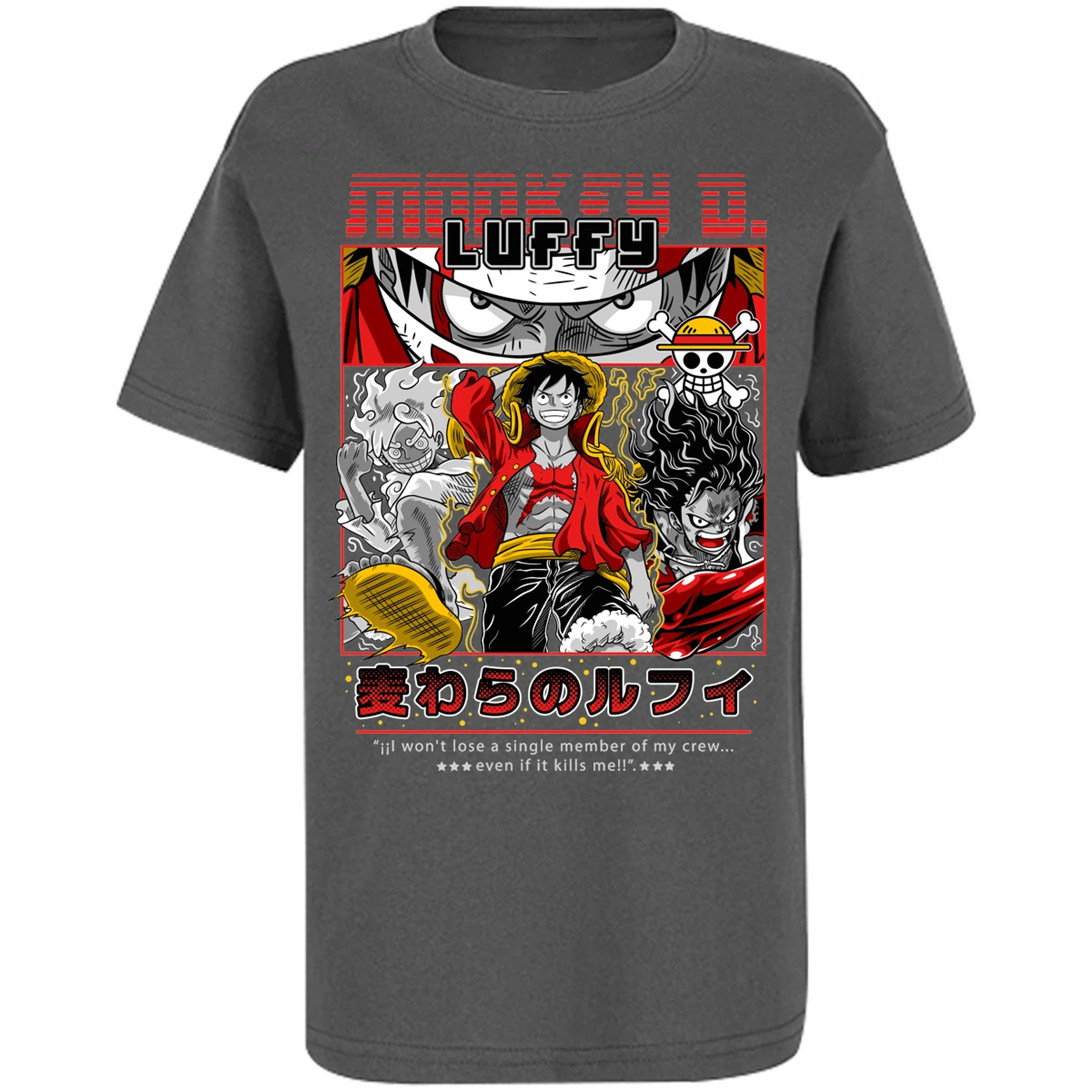 Playera One Piece Luffy Anime para Niño 19