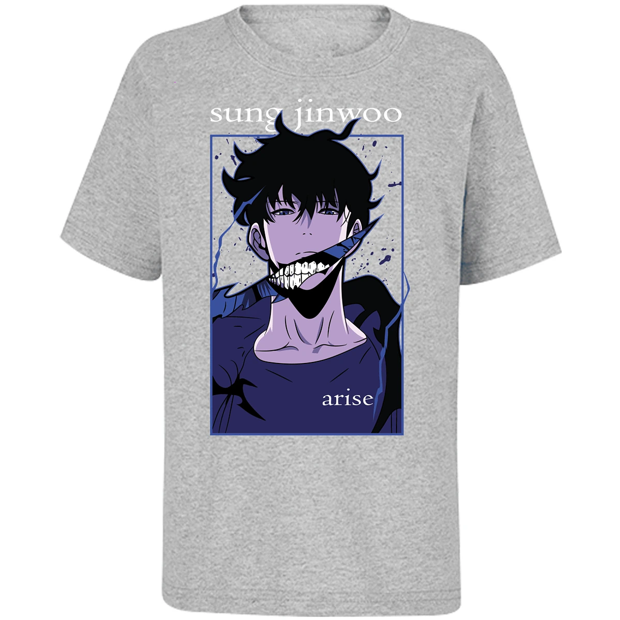 Playera Solo Leveling Sun Jin Woo Arise para Niño 10