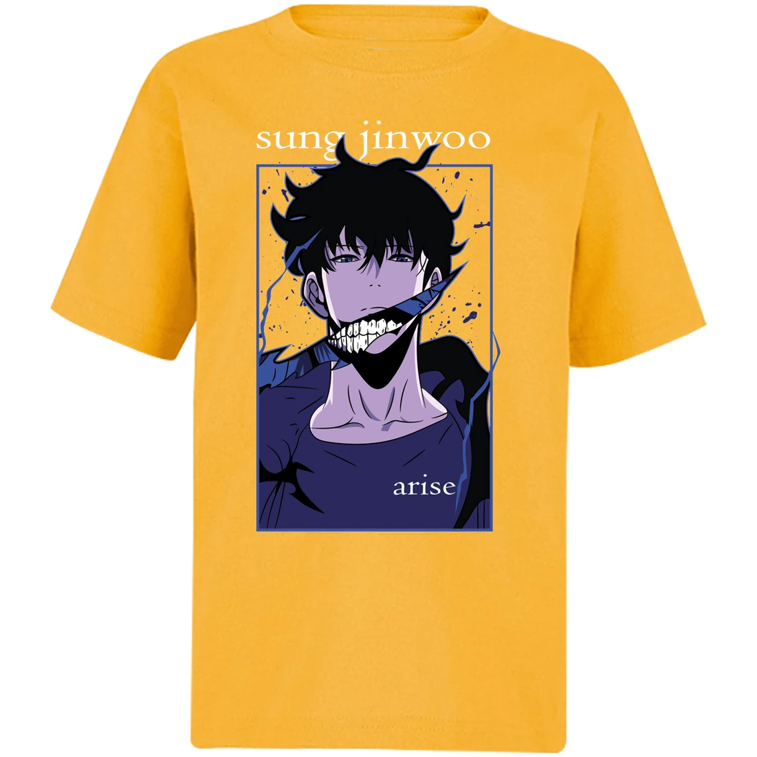 Playera Solo Leveling Sun Jin Woo Arise para Niño 4