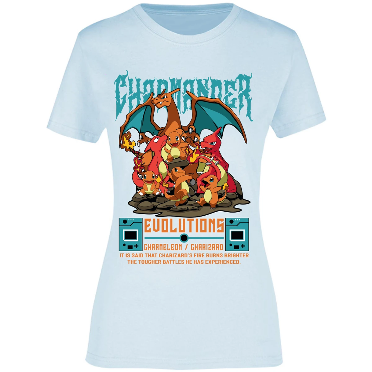 Blusa Pokemon Charmander Anime Blusa para Mujer 2