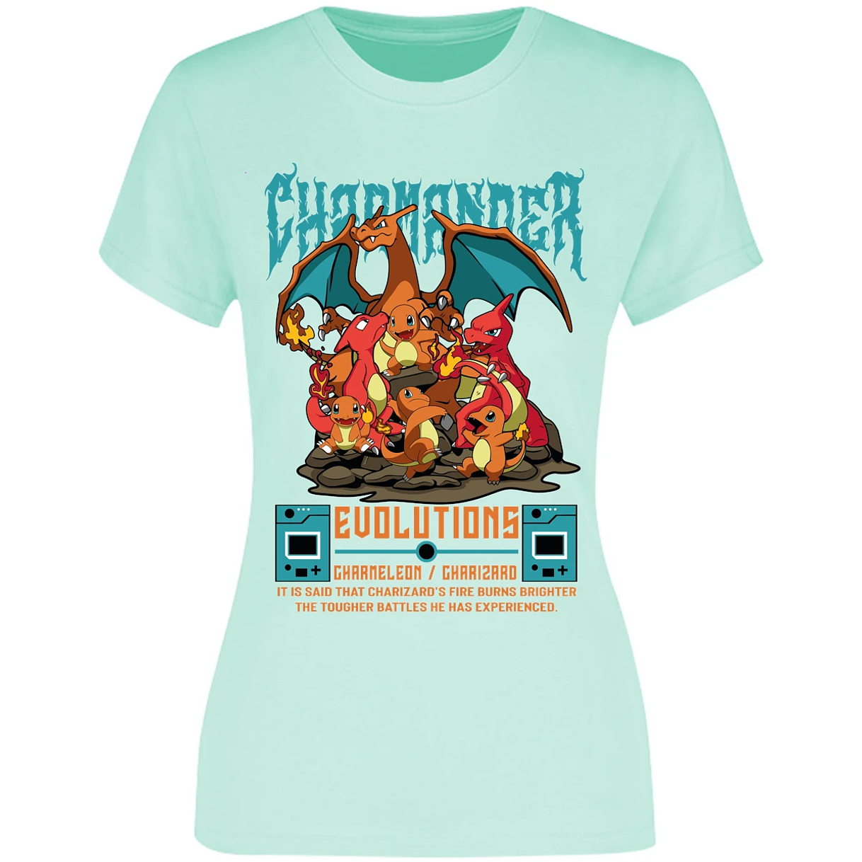 Blusa Pokemon Charmander Anime Blusa para Mujer 12