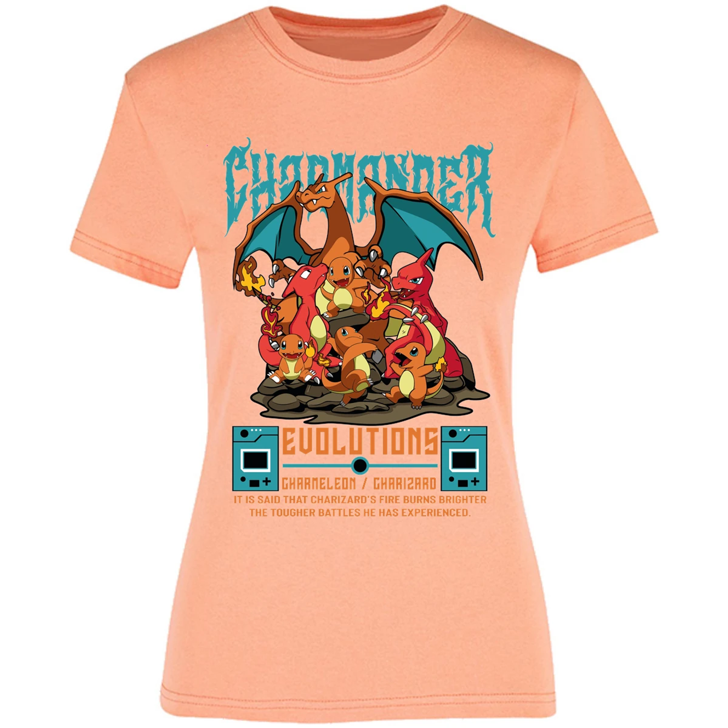 Blusa Pokemon Charmander Anime Blusa para Mujer 3