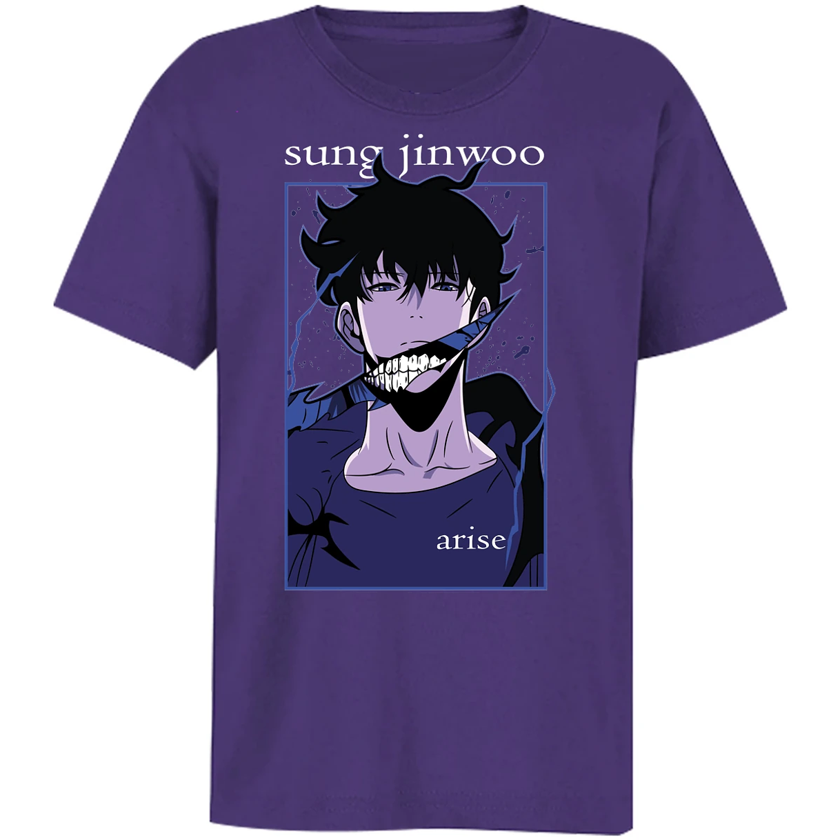 Playera Solo Leveling Sun Jin Woo Arise para Niño 12